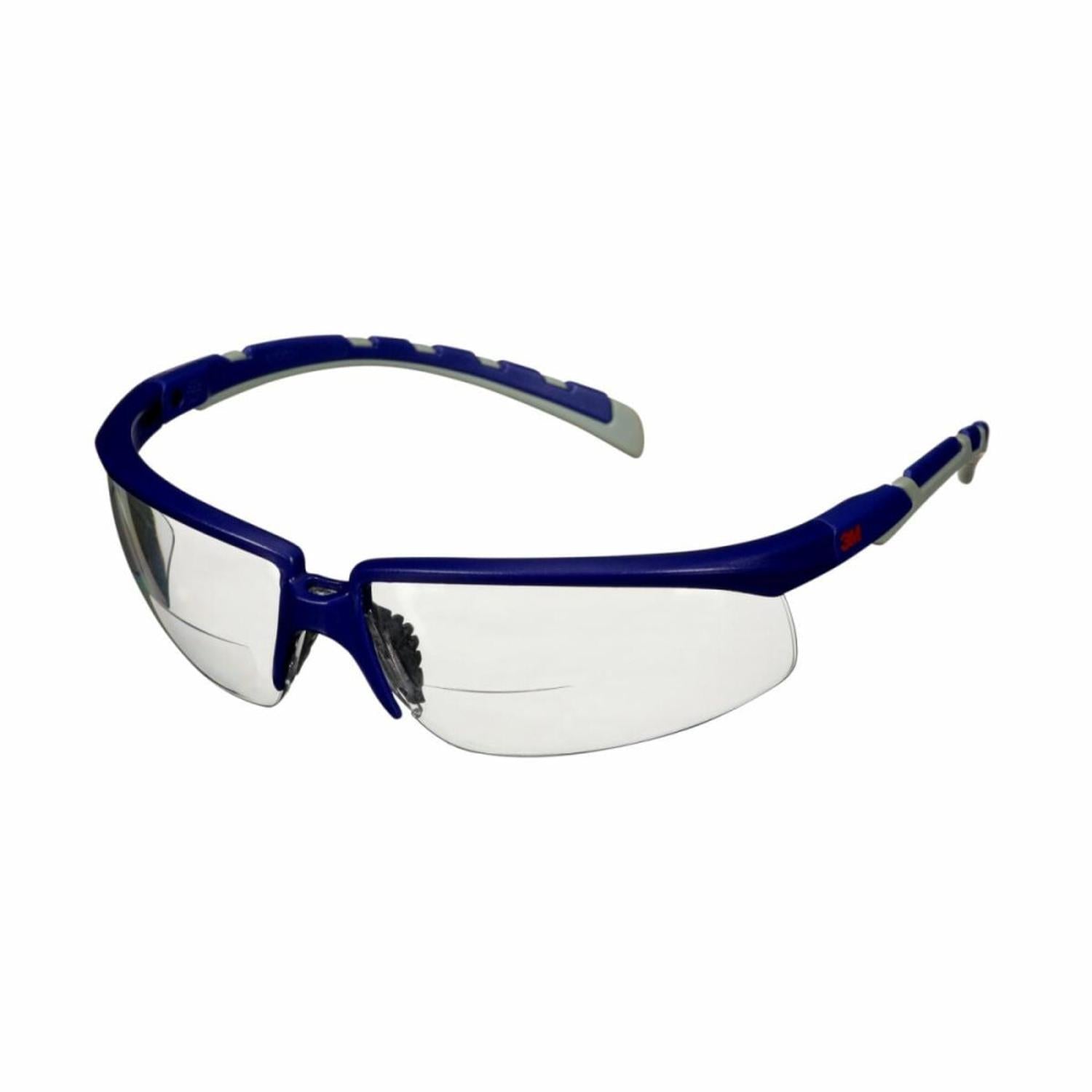 3M S2025AF-BLU Solus 2000 safety glasses +2.5