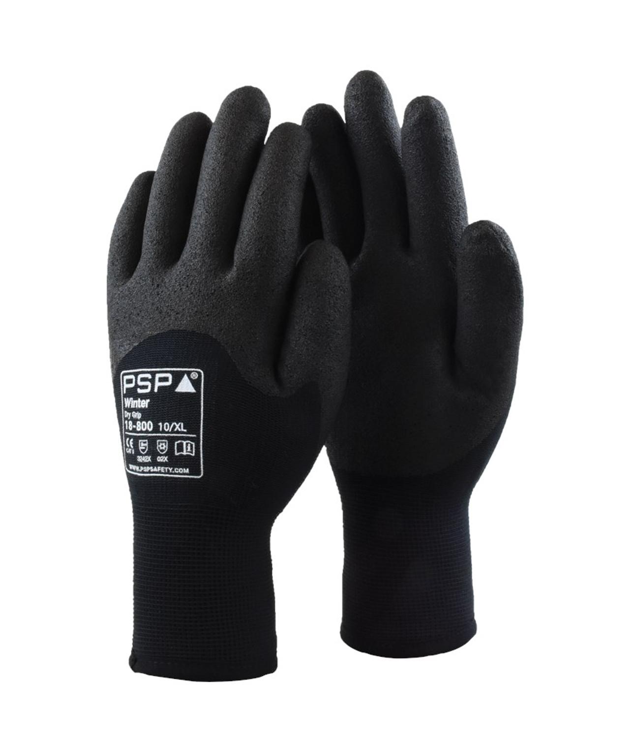PSP 18-800 Dry Grip Winter zwart