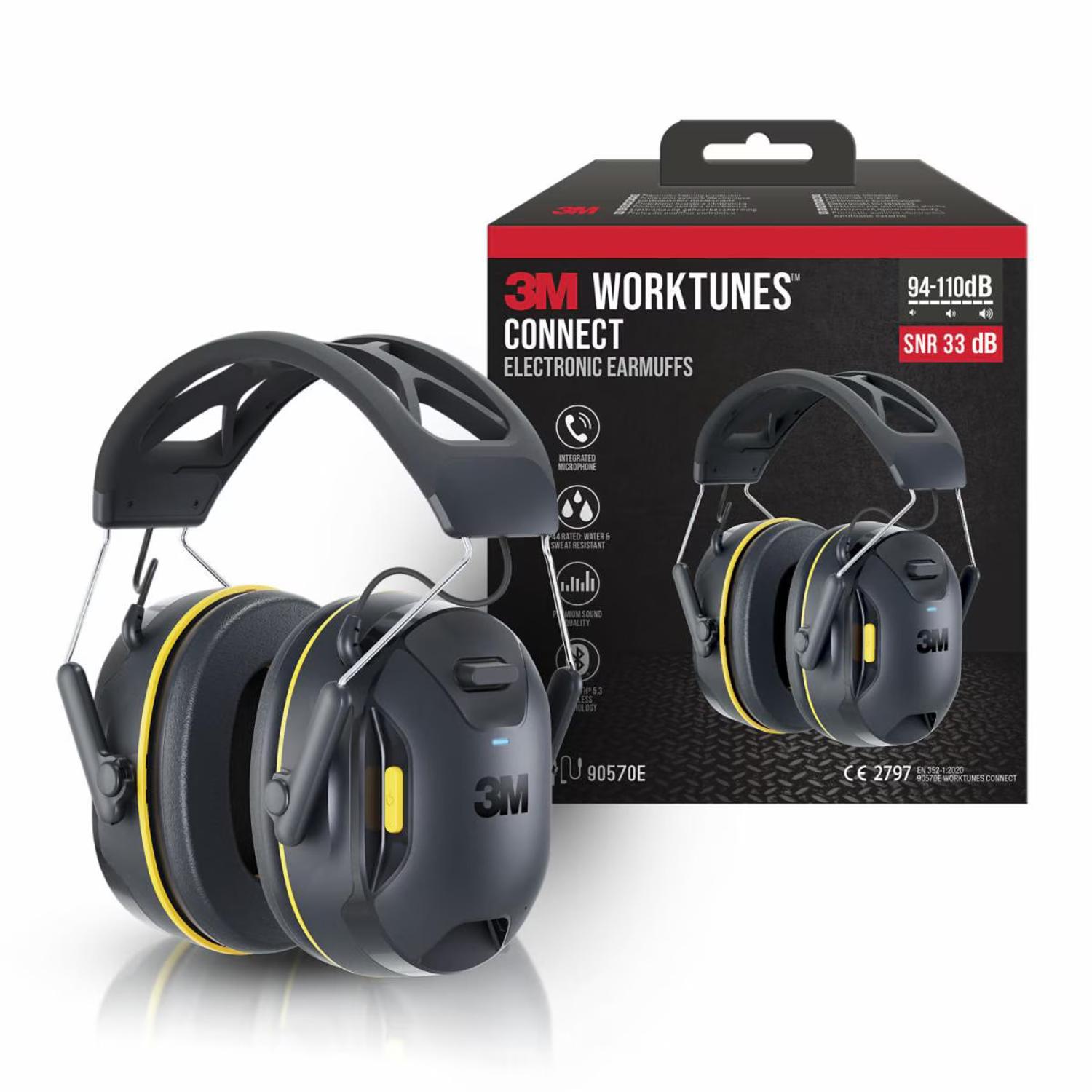 3M Worktunes Connect 90570E-1 BLT Kapselgehörschutz