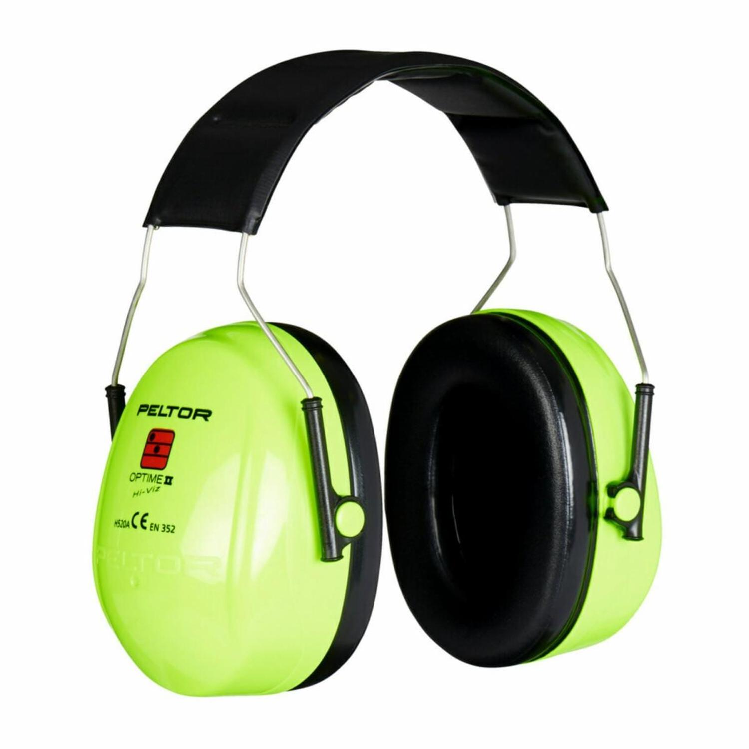 3M Peltor Optime II Earmuffs Hi-Viz