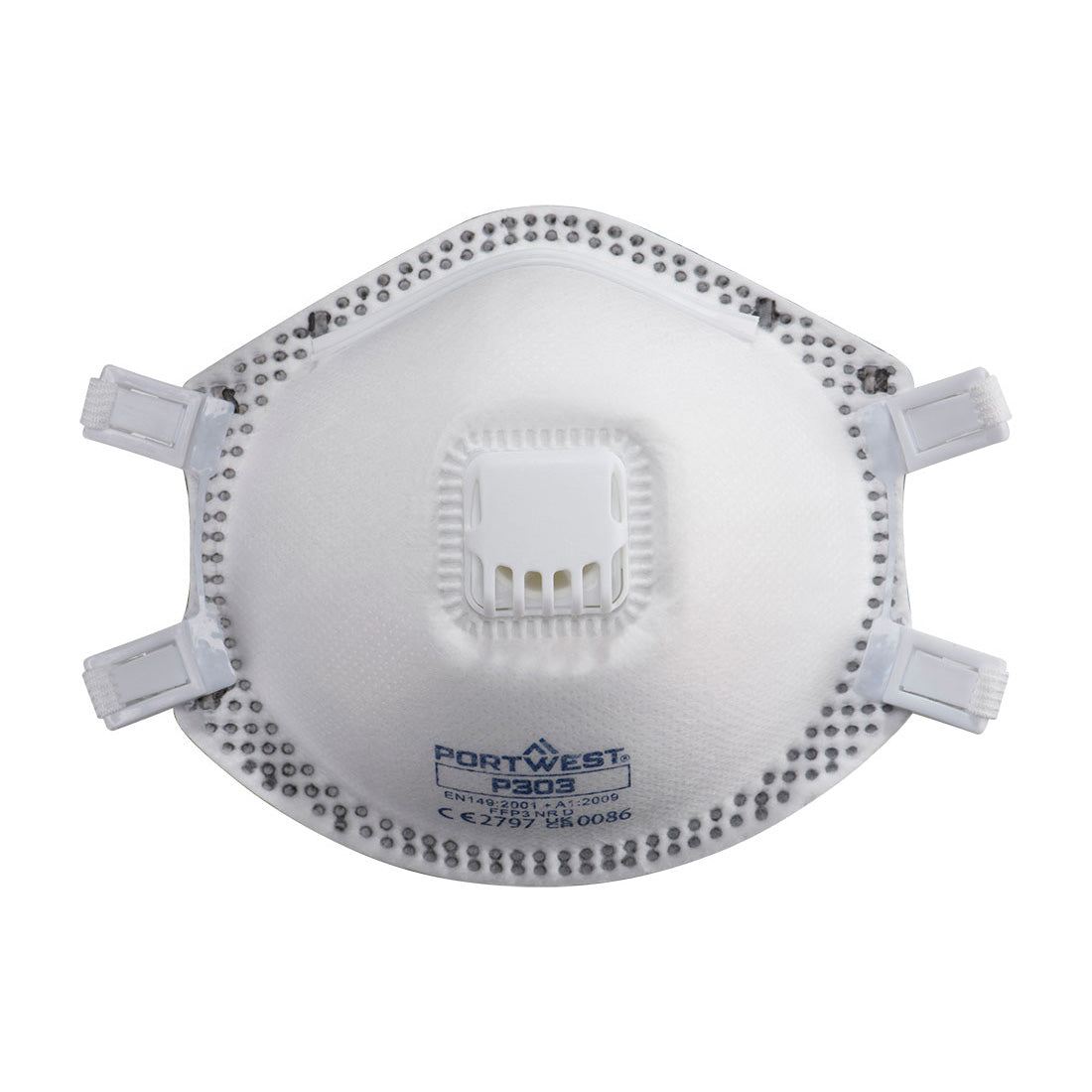 FFP3 Dolomite Masker met ventiel (PK10) - White