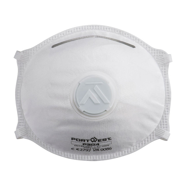 FFP3 Lichtgewicht Dolomite Masker met ventiel - White