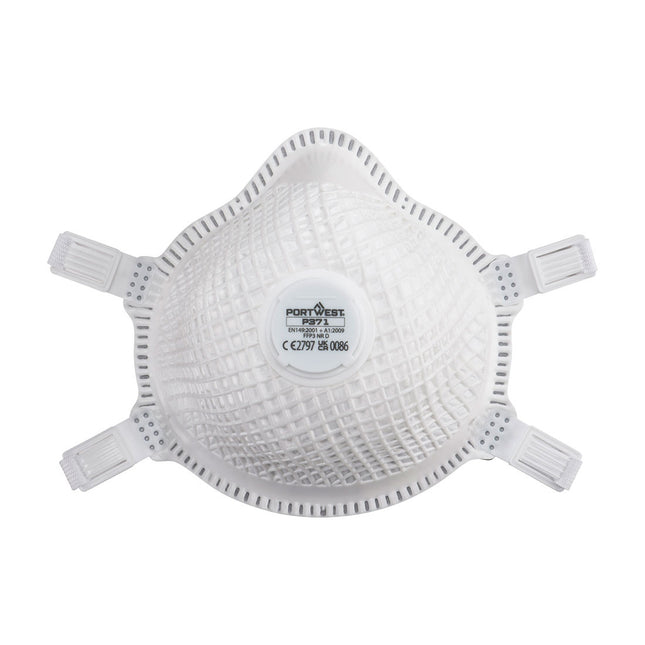 ERGONET FFP3 Dolomite Masker met Ventiel - White