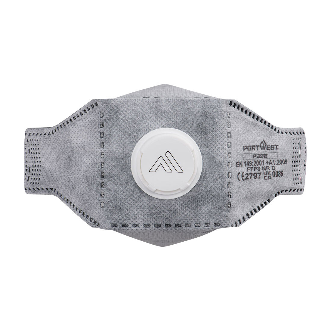 EAGLE FFP3 Koolstof gevouwen plat masker (Pk10) - White