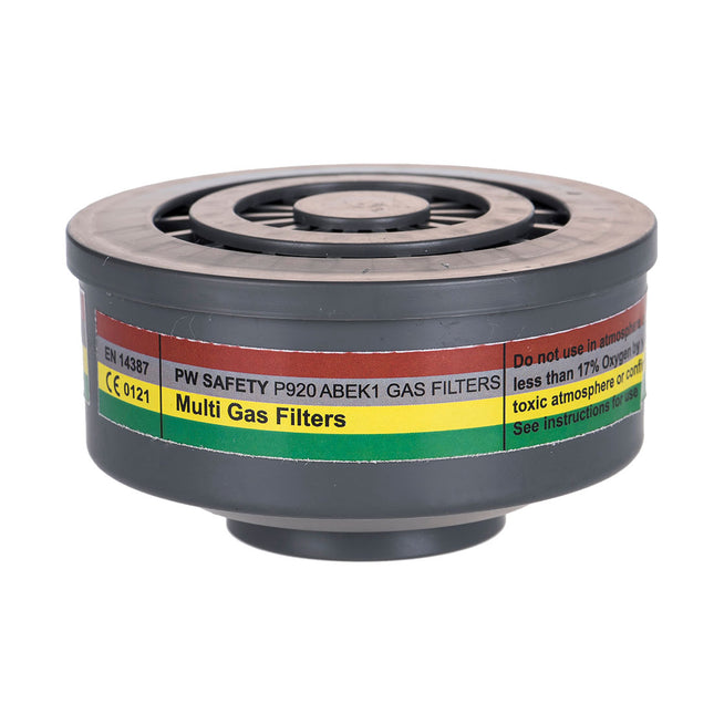 ABEK1 Gas Filter Speciale Schroefdraadbevestiging - Grey