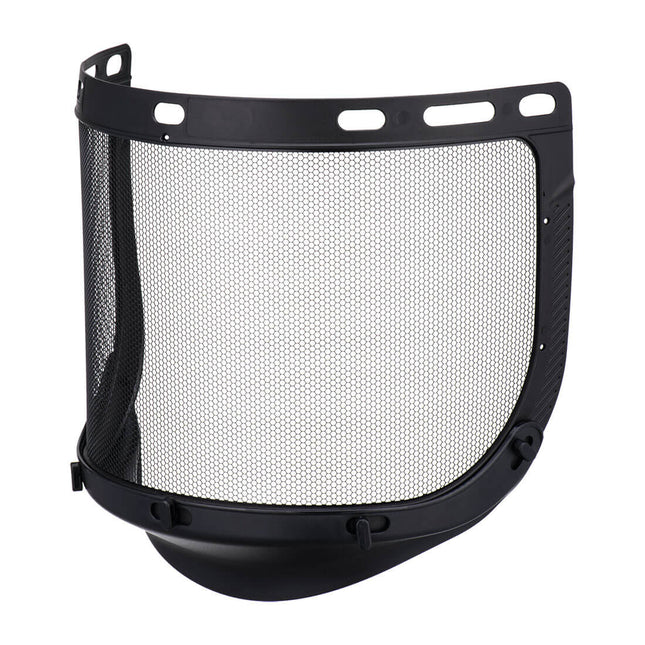 Etched steel mesh visor - Black