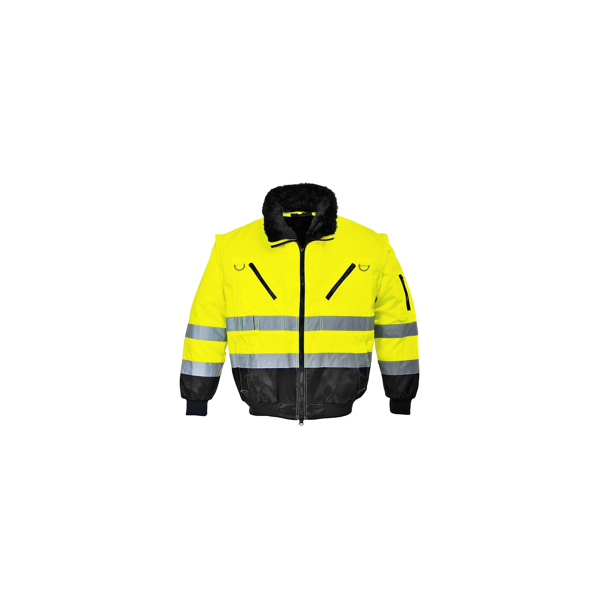 Hi-Vis 3-in-1 Pilotjack - Geel/Zwart