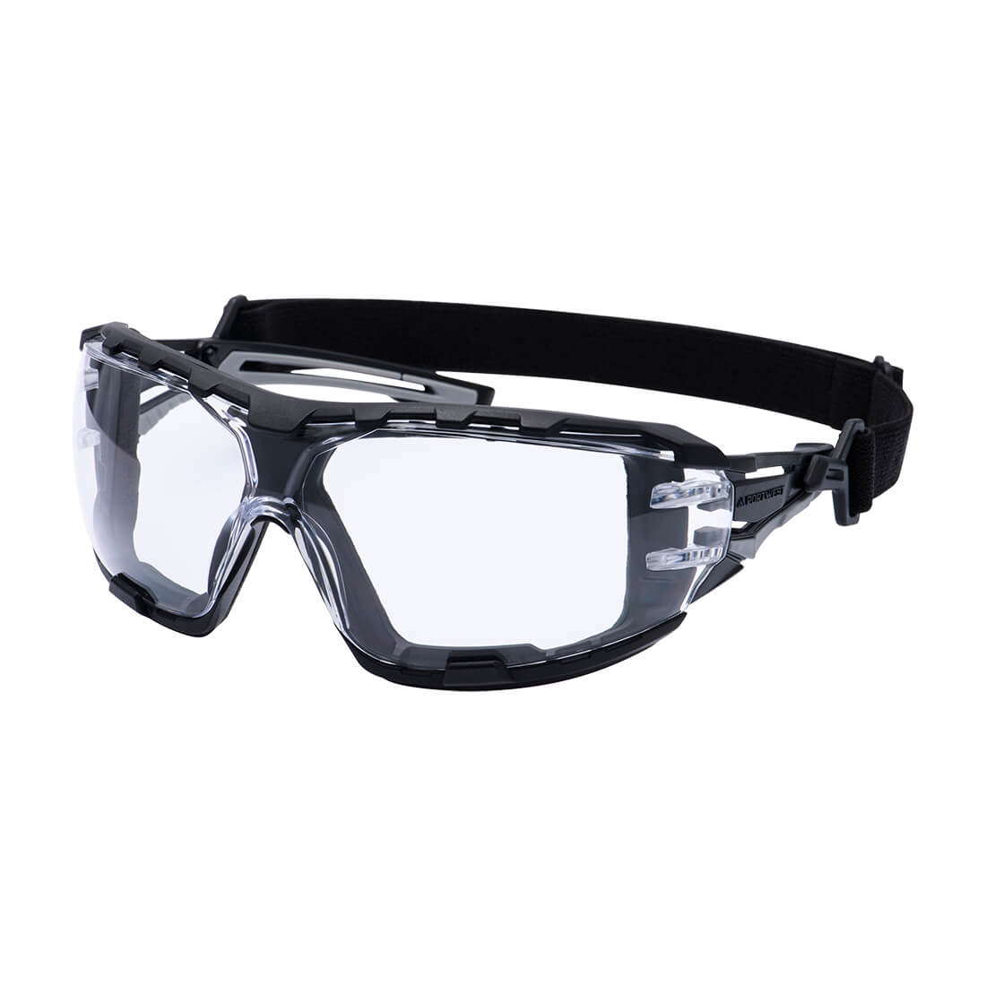Antraciete Wraparound Plus Veiligheidsbril - Clear