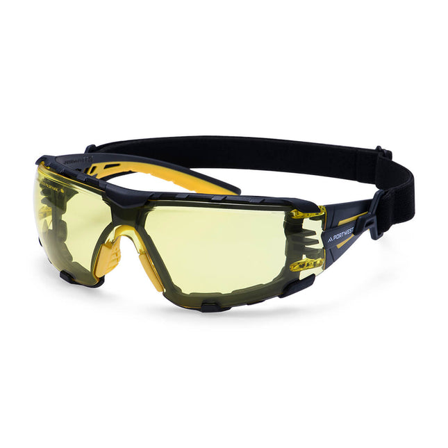 Tech Look Lite KN Veiligheidsbril PS28 - Amber