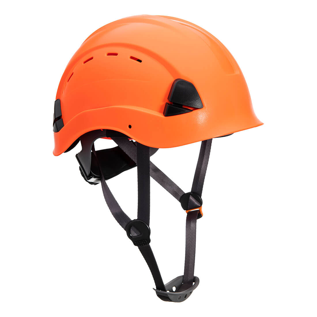 Hoogte Endurance Helm met ventilatie - Orange