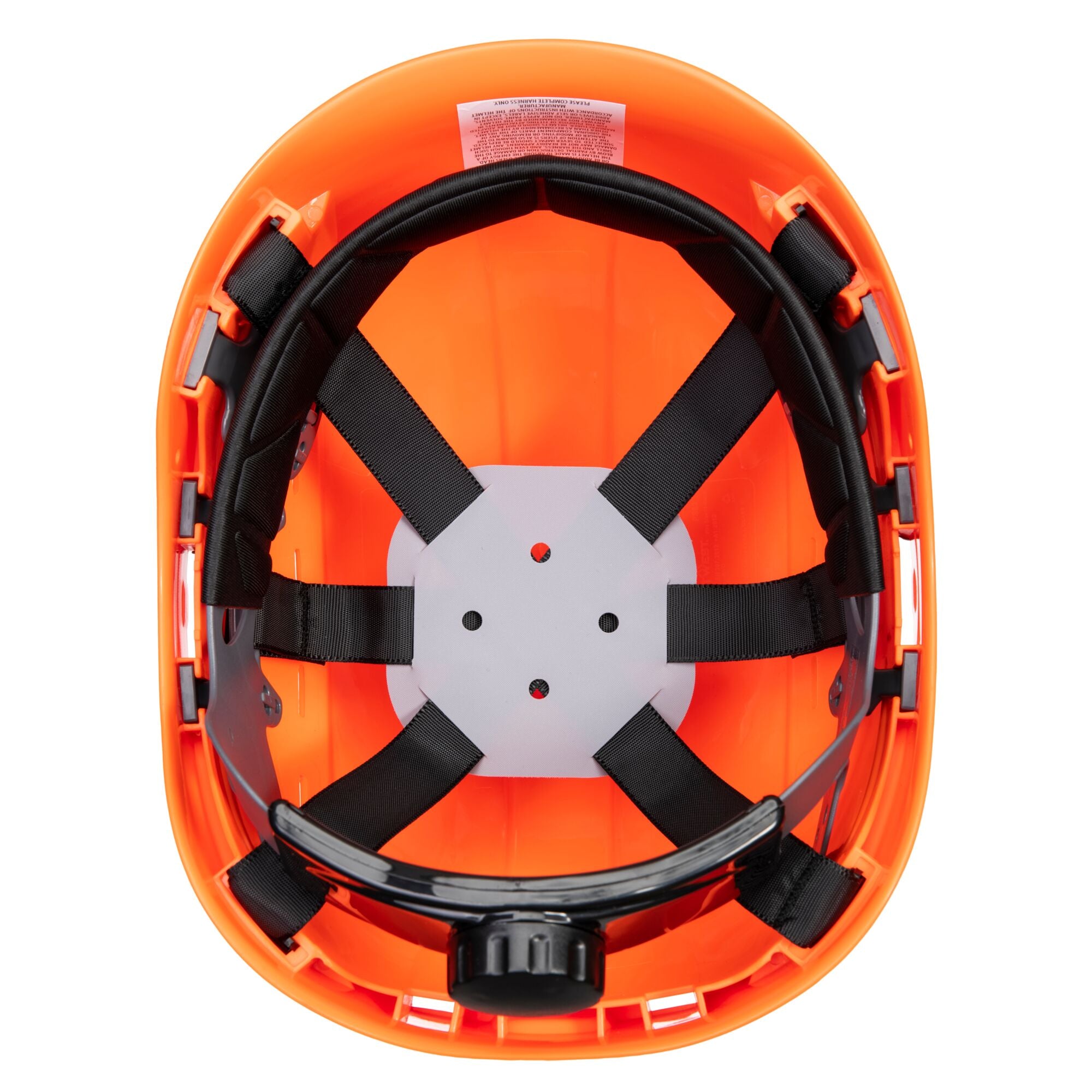 Hoogte Endurance Helm met ventilatie - Oranje - achterkant