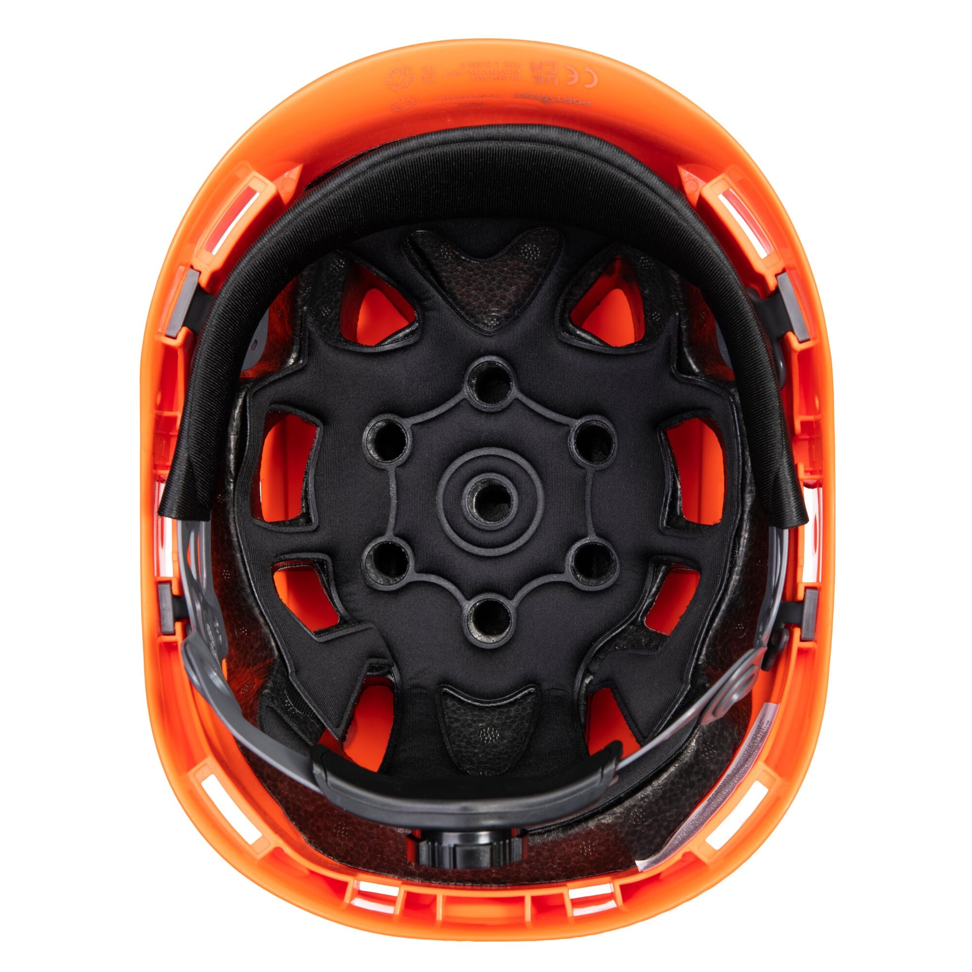 Height Endurance Mountaineer helm - Oranje - achterkant