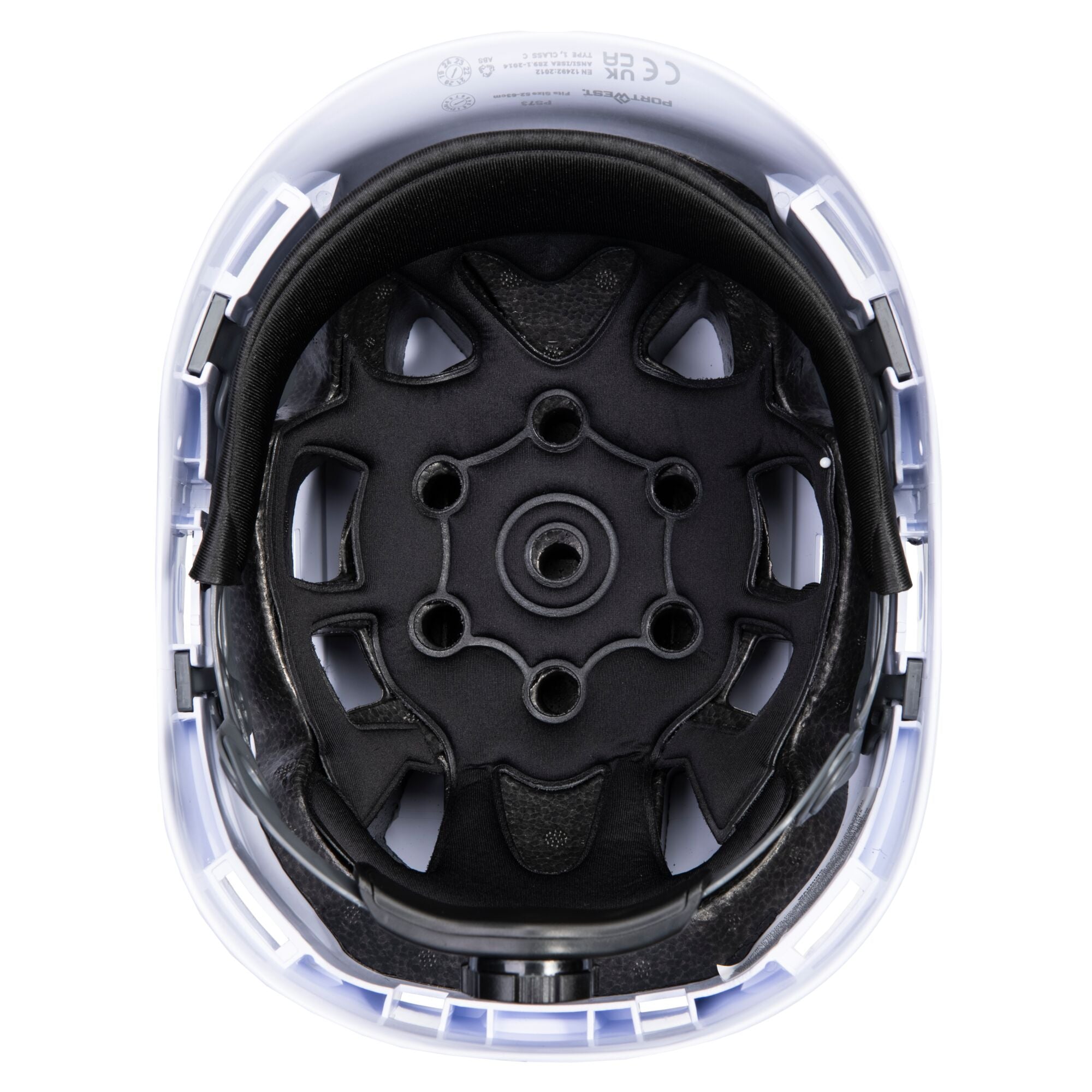Height Endurance Mountaineer helm - Wit - achterkant