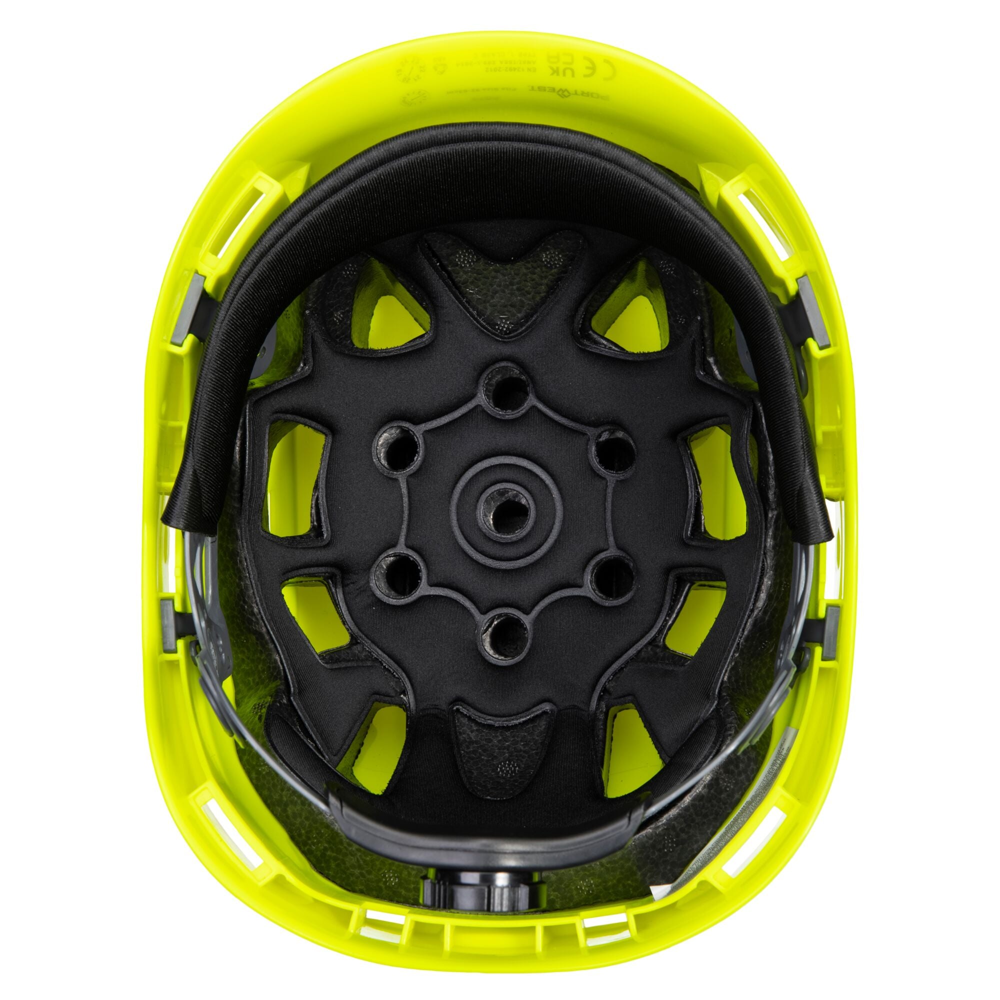 Height Endurance Mountaineer helm - Geel - achterkant