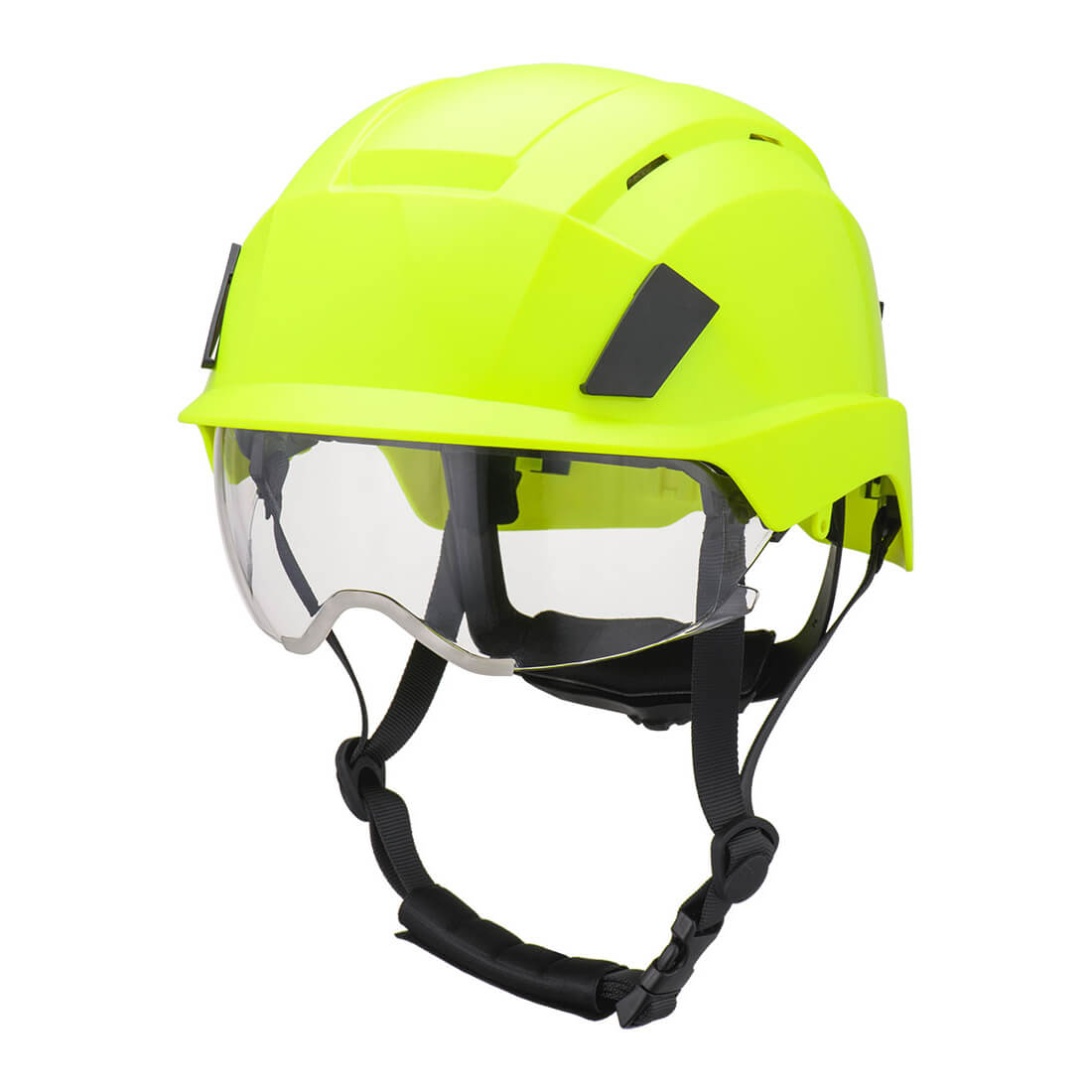 Integrated visor helmet - Bright Yellow