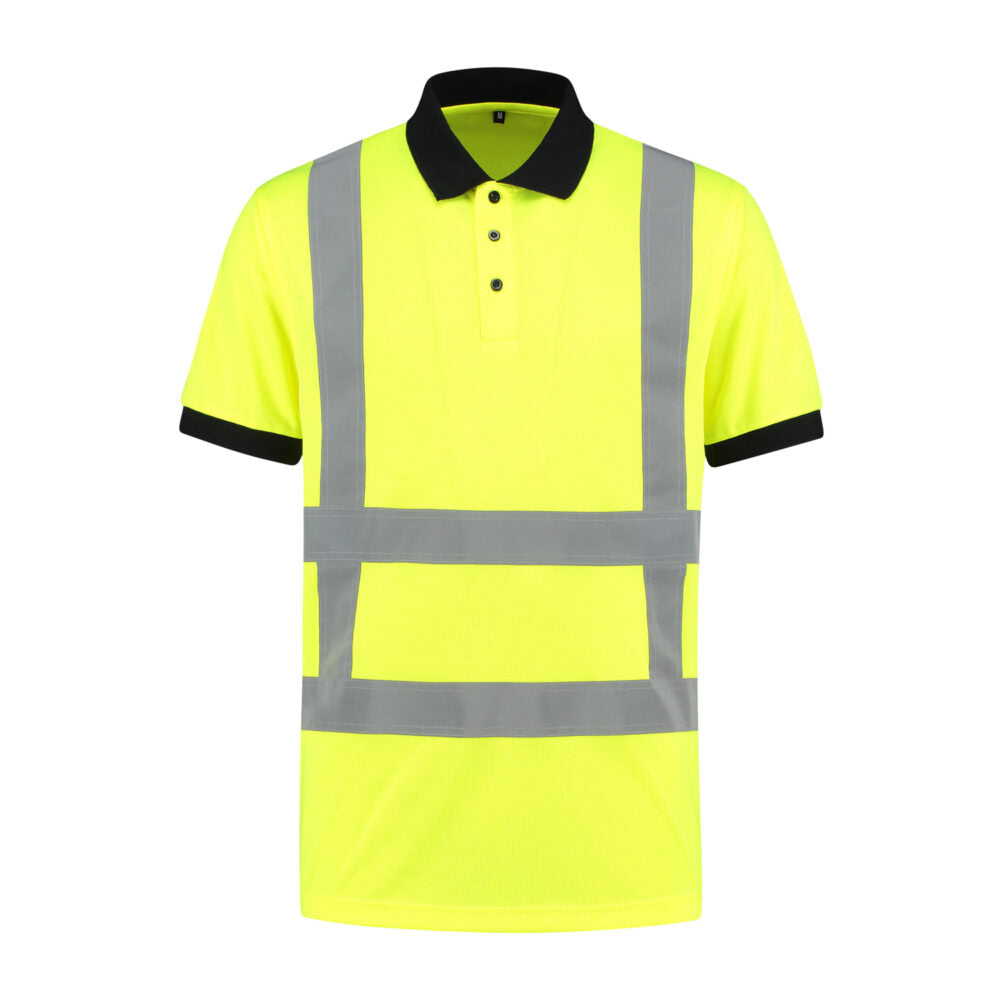 Poloshirt RWS geel - fluogeel
