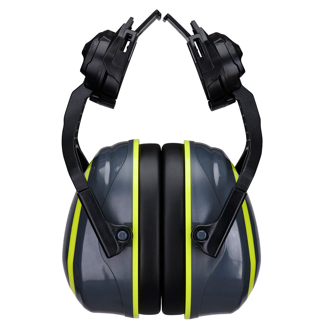 HV Extreme oorbeschermers Laag Clip-On Metaalvrij PW04 - Grey/Yellow