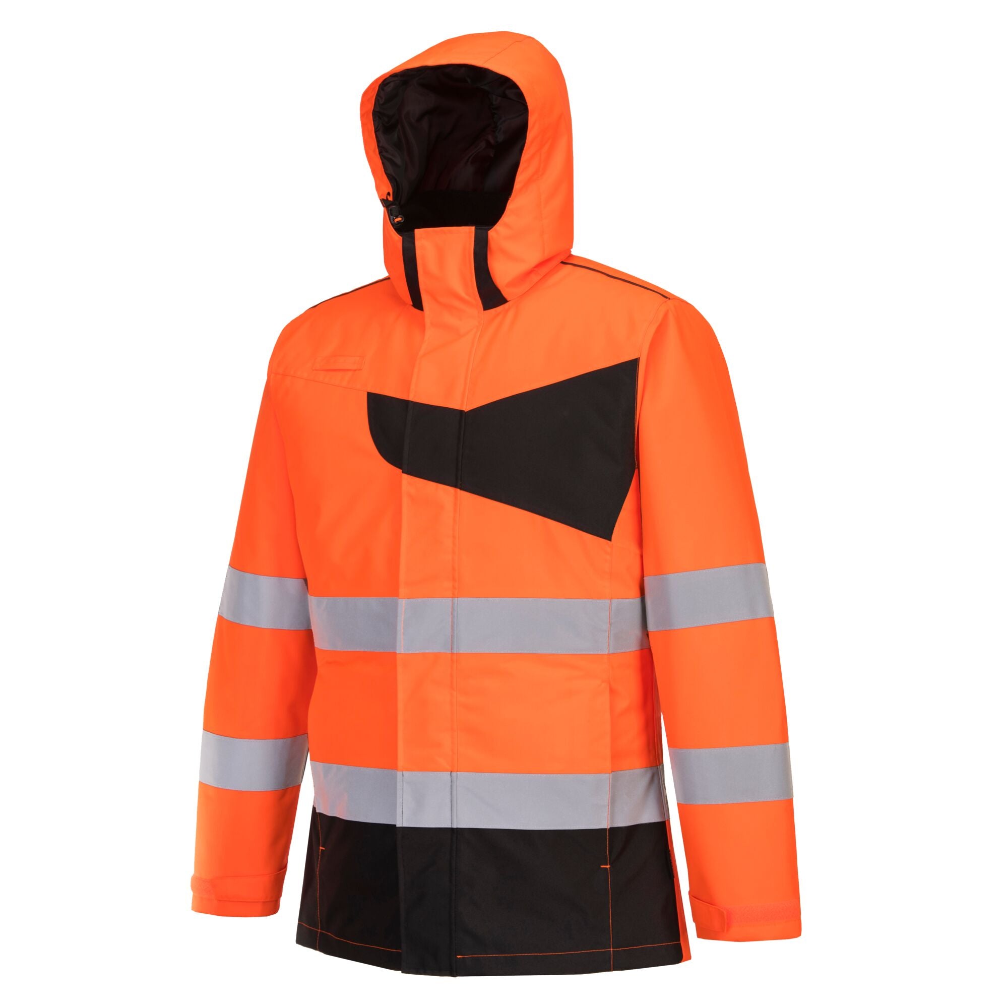 PW2 Hi-Vis winterjack - Oranje/Zwart - opname 2