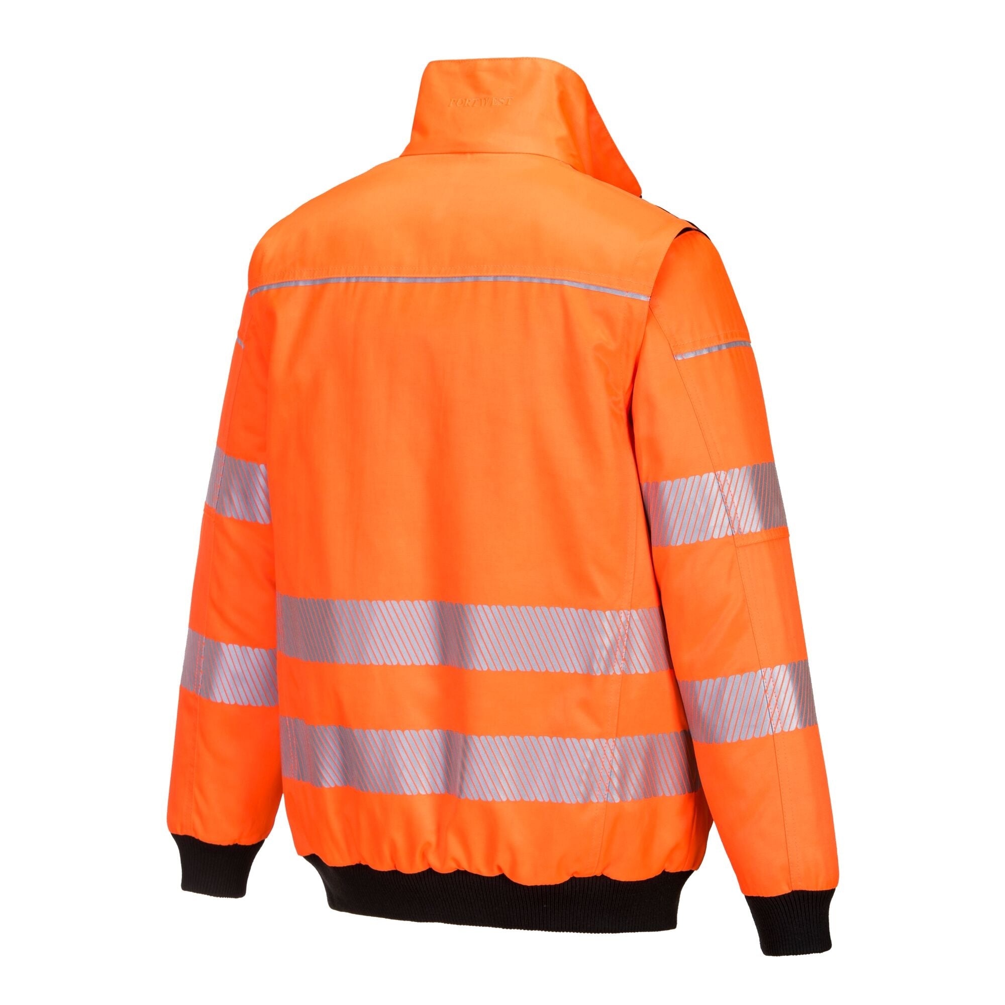 PW3 Hi-Vis 3-in-1 Pilotjack - Oranje/Zwart - opname 3
