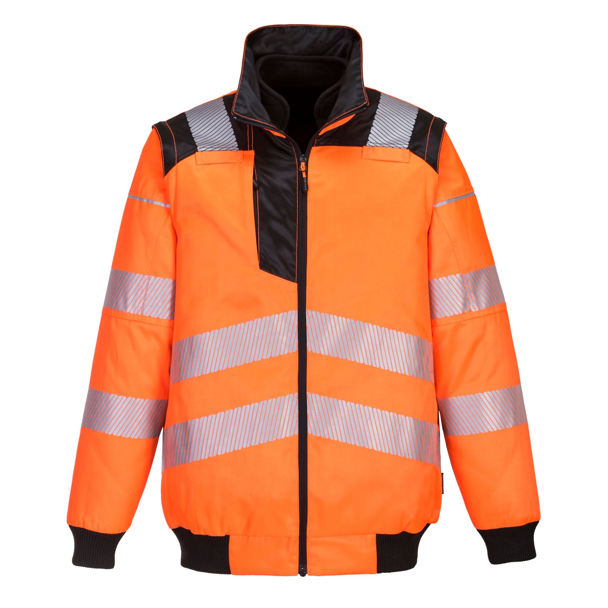 PW3 Hi-Vis 3-in-1 Pilotjack - Oranje/Zwart