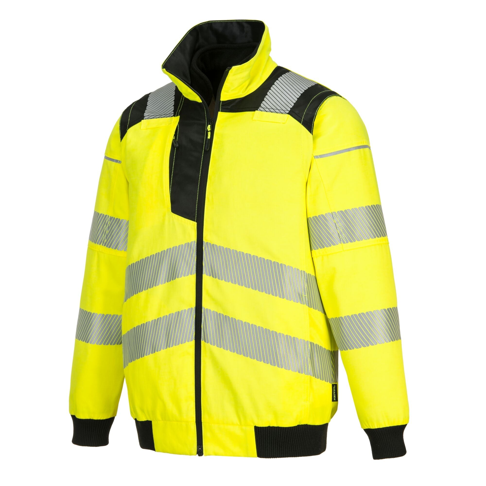 PW3 Hi-Vis 3-in-1 Pilotjack - Geel/Zwart - opname 2