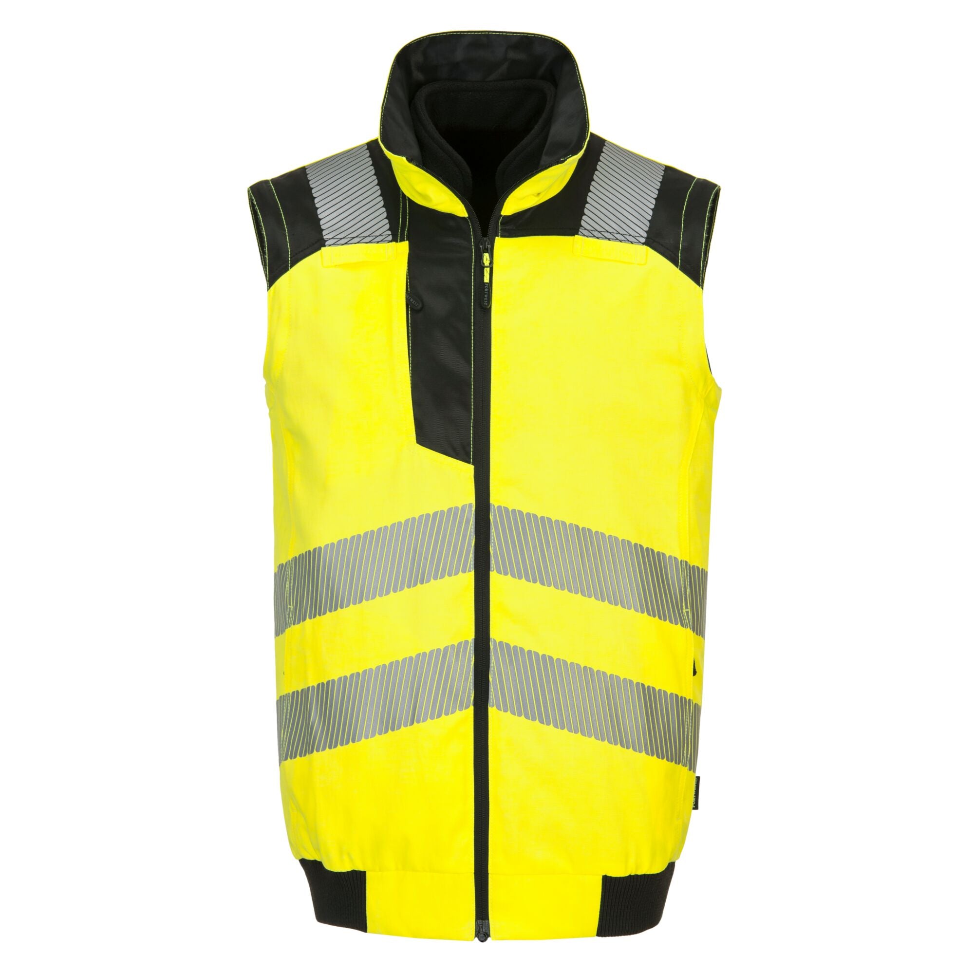 PW3 Hi-Vis 3-in-1 Pilotjack - Geel/Zwart - opname 4