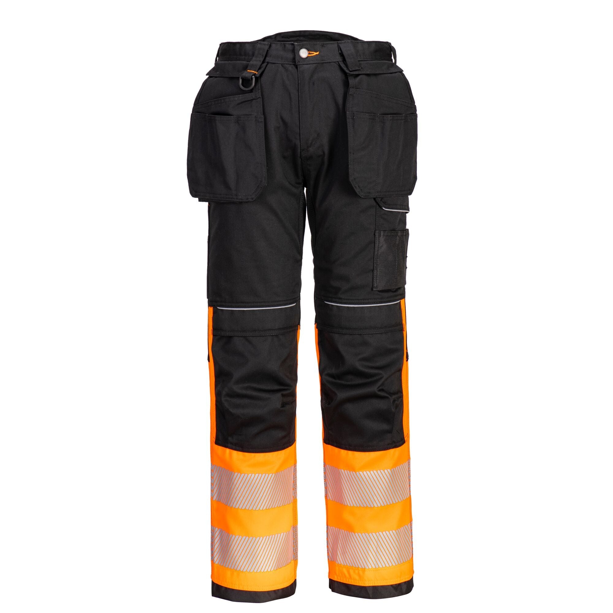 PW3 HiVis Holsterbroek Klasse 1 - Oranje/Zwart