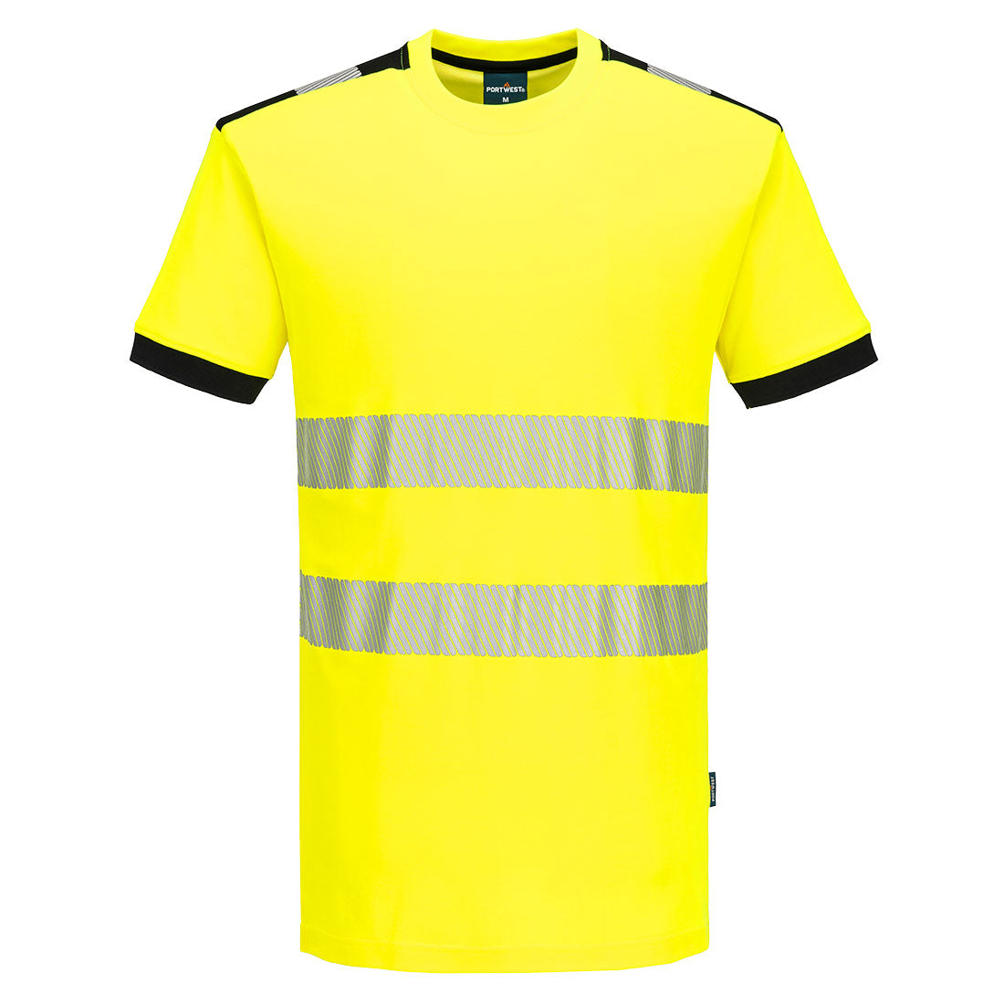 PW3 Hi-Vis T-Shirt S/S - Yellow/Black