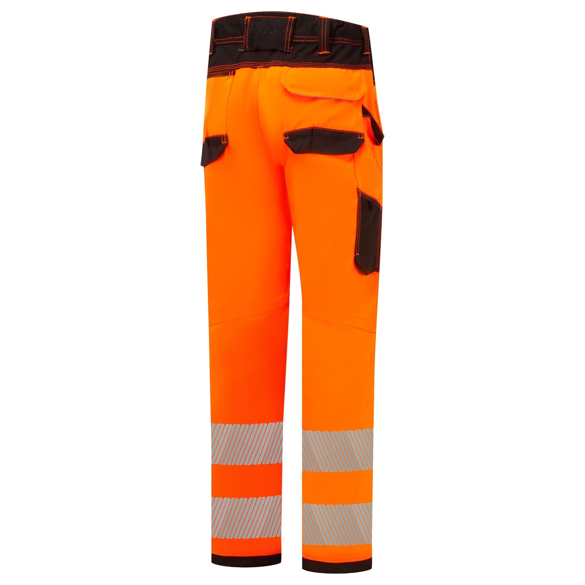 PW3 Hi-Vis Broek - Oranje/Zwart - opname 3