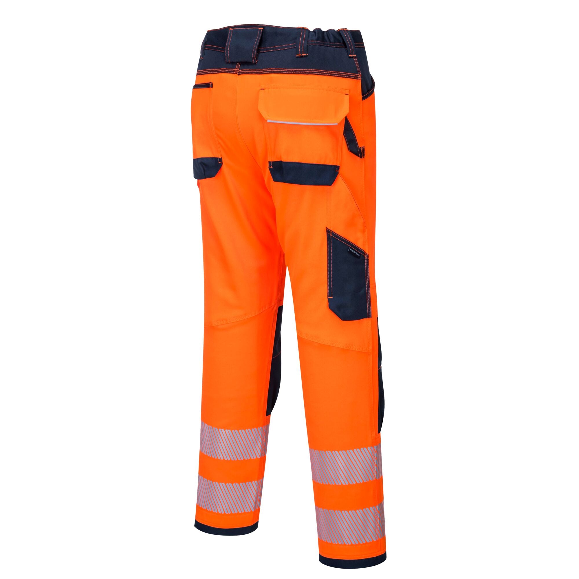 PW3 Hi-Vis Broek - Oranje/Marine - opname 3