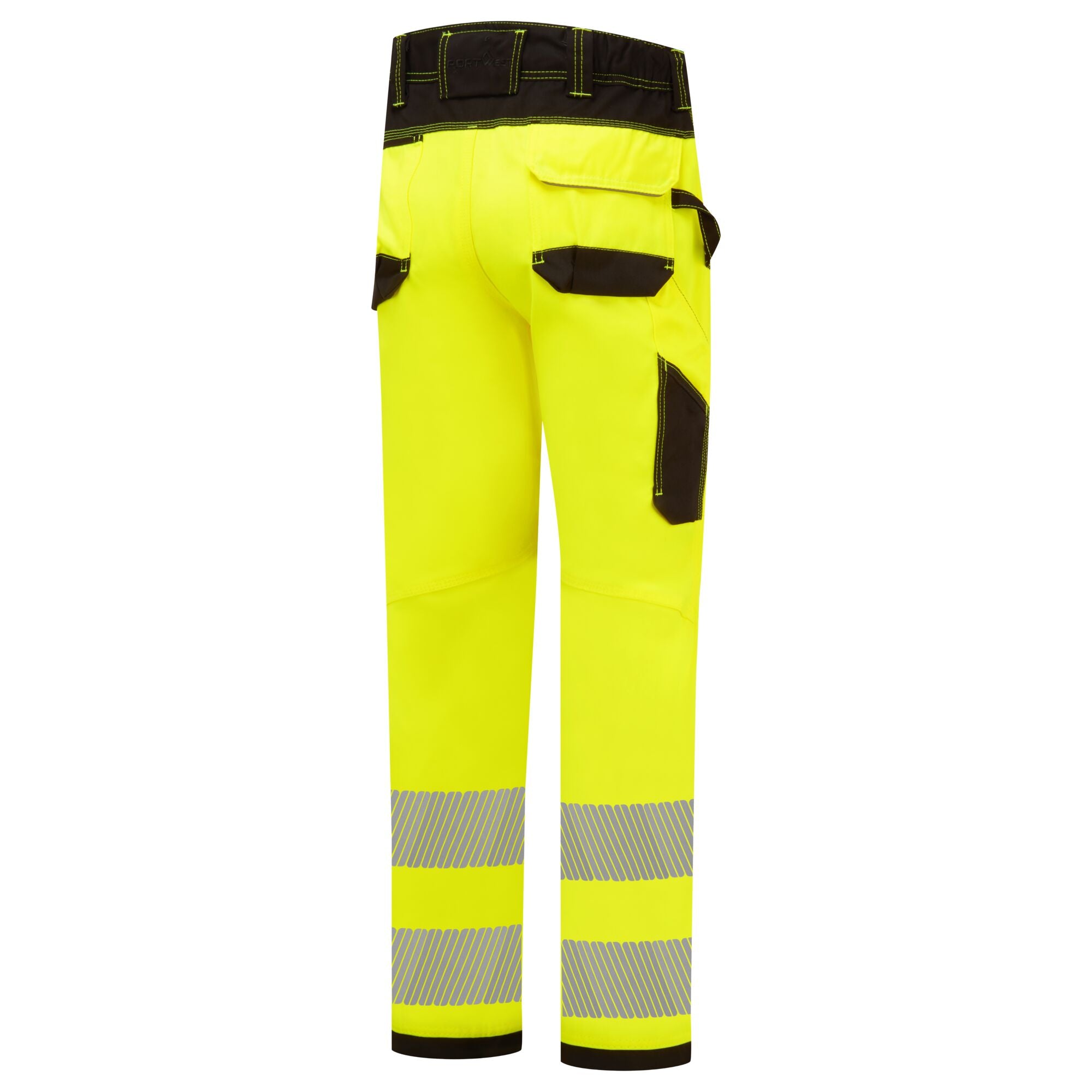 PW3 Hi-Vis Broek - Geel/Zwart - opname 3