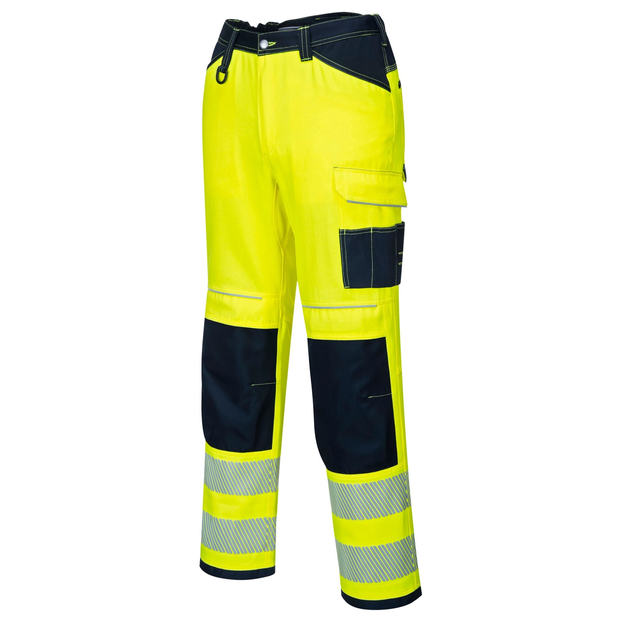 PW3 Hi-Vis Broek - Geel/Marine - opname 2
