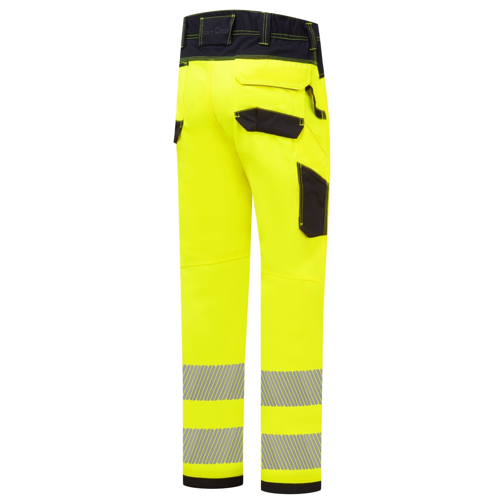 PW3 Hi-Vis Broek - Geel/Marine - opname 3