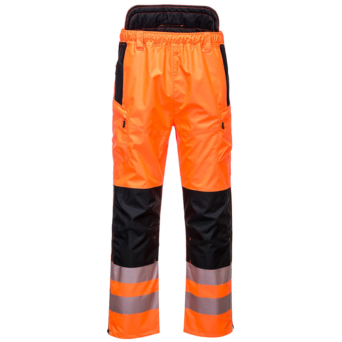 PW3 Hi-Vis Extreme Rain Trousers - Orange/Black