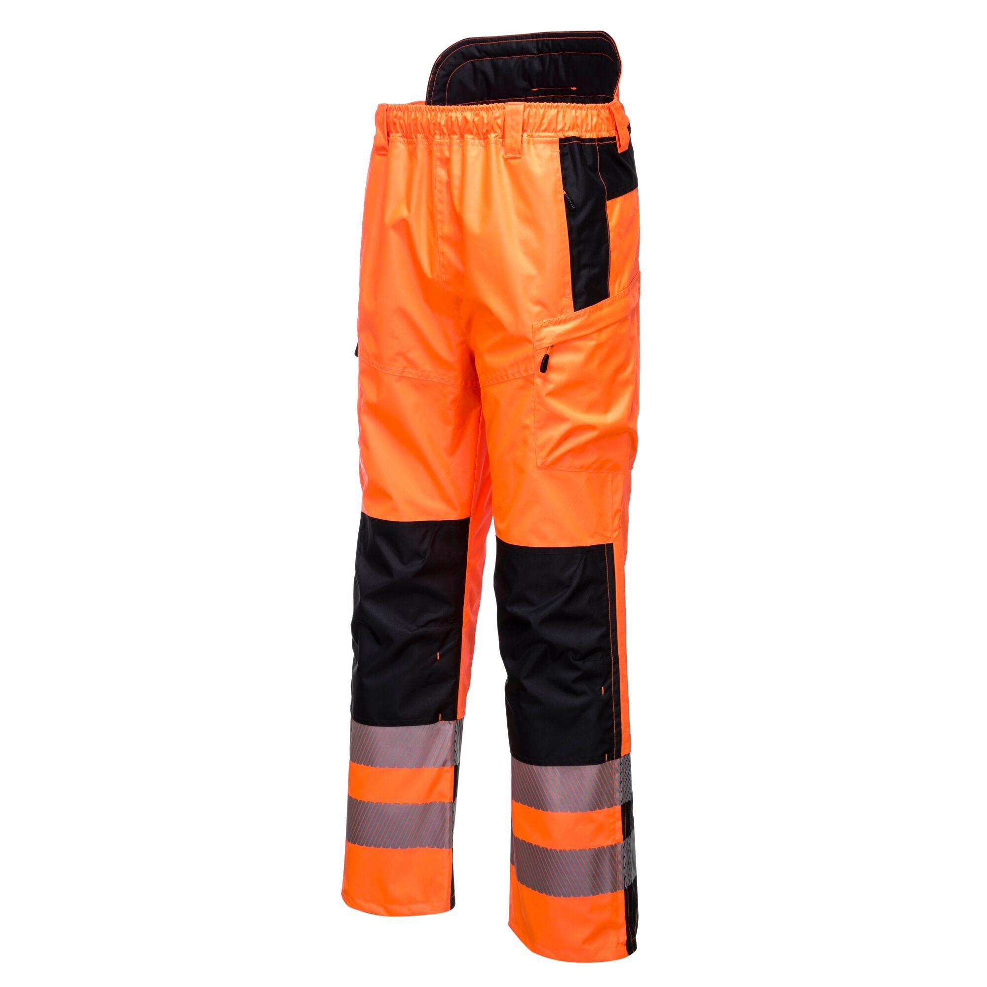 PW3 Hoge zichtbaarheid Extreme broek - Oranje/Zwart - opname 2