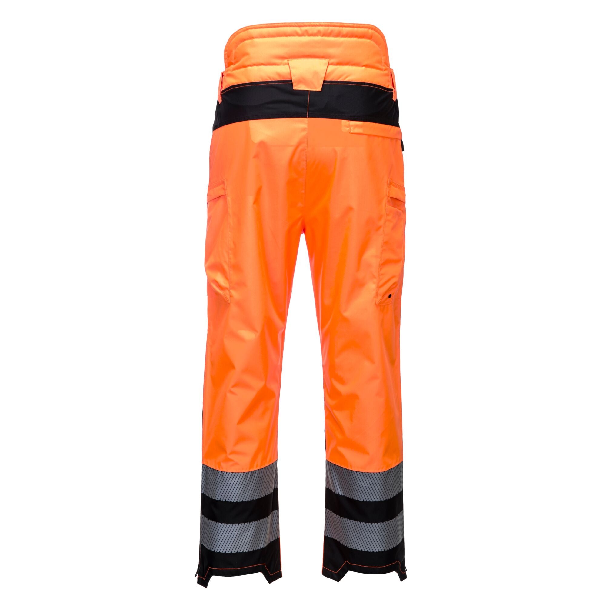 PW3 Hoge zichtbaarheid Extreme broek - Oranje/Zwart - achterkant