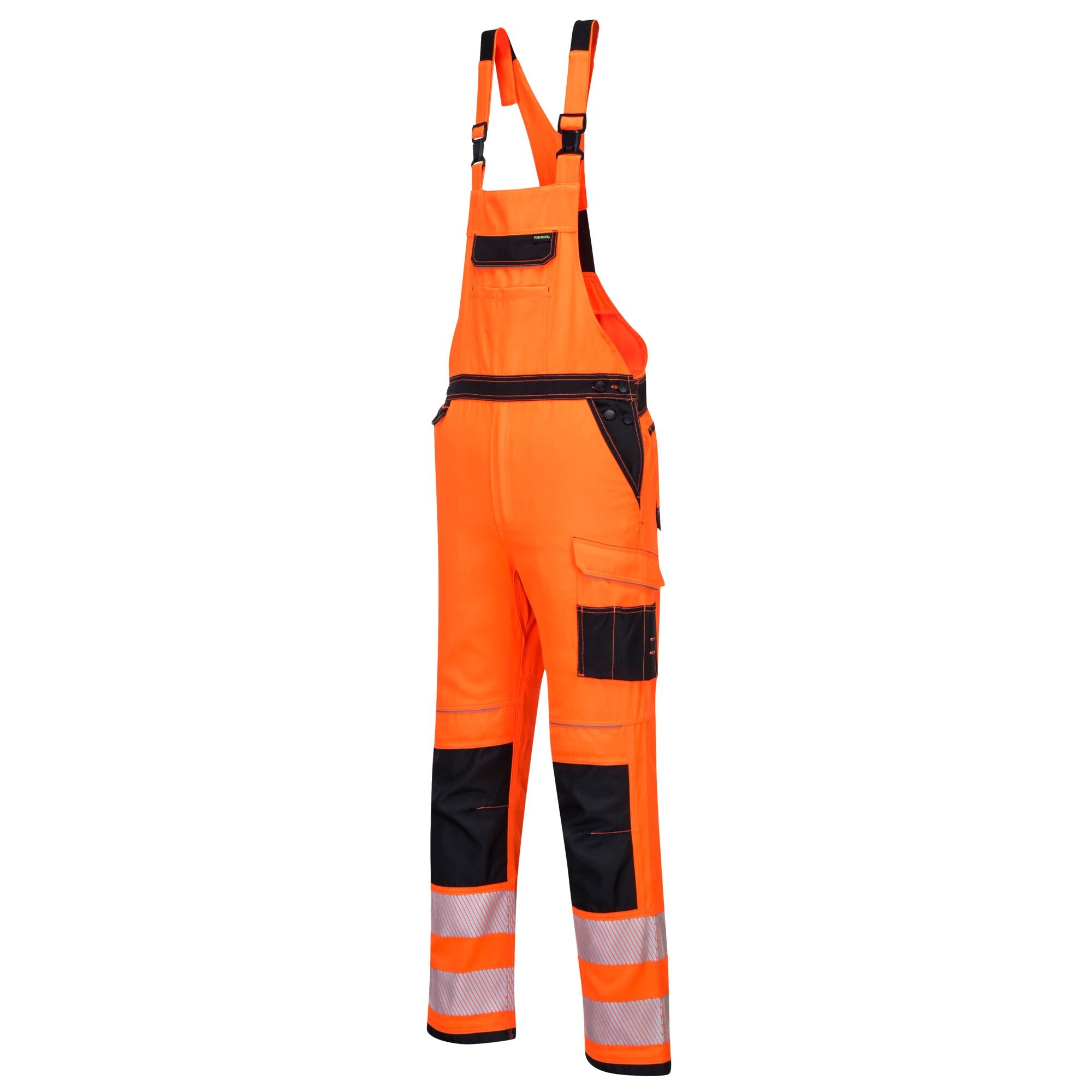 PW3 Hi-Vis Amerikaanse Overall - Oranje/Zwart - opname 2