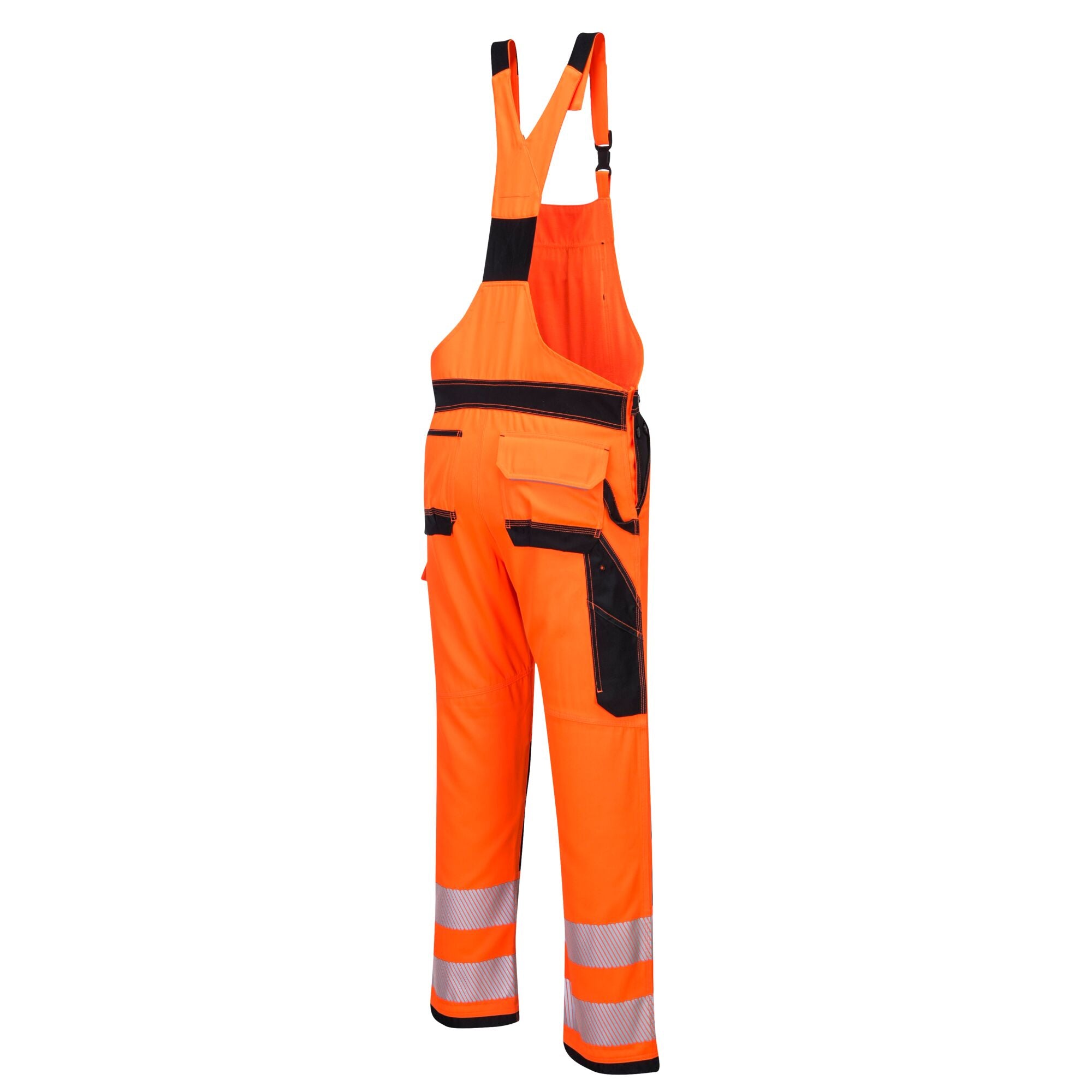 PW3 Hi-Vis Amerikaanse Overall - Oranje/Zwart - opname 3