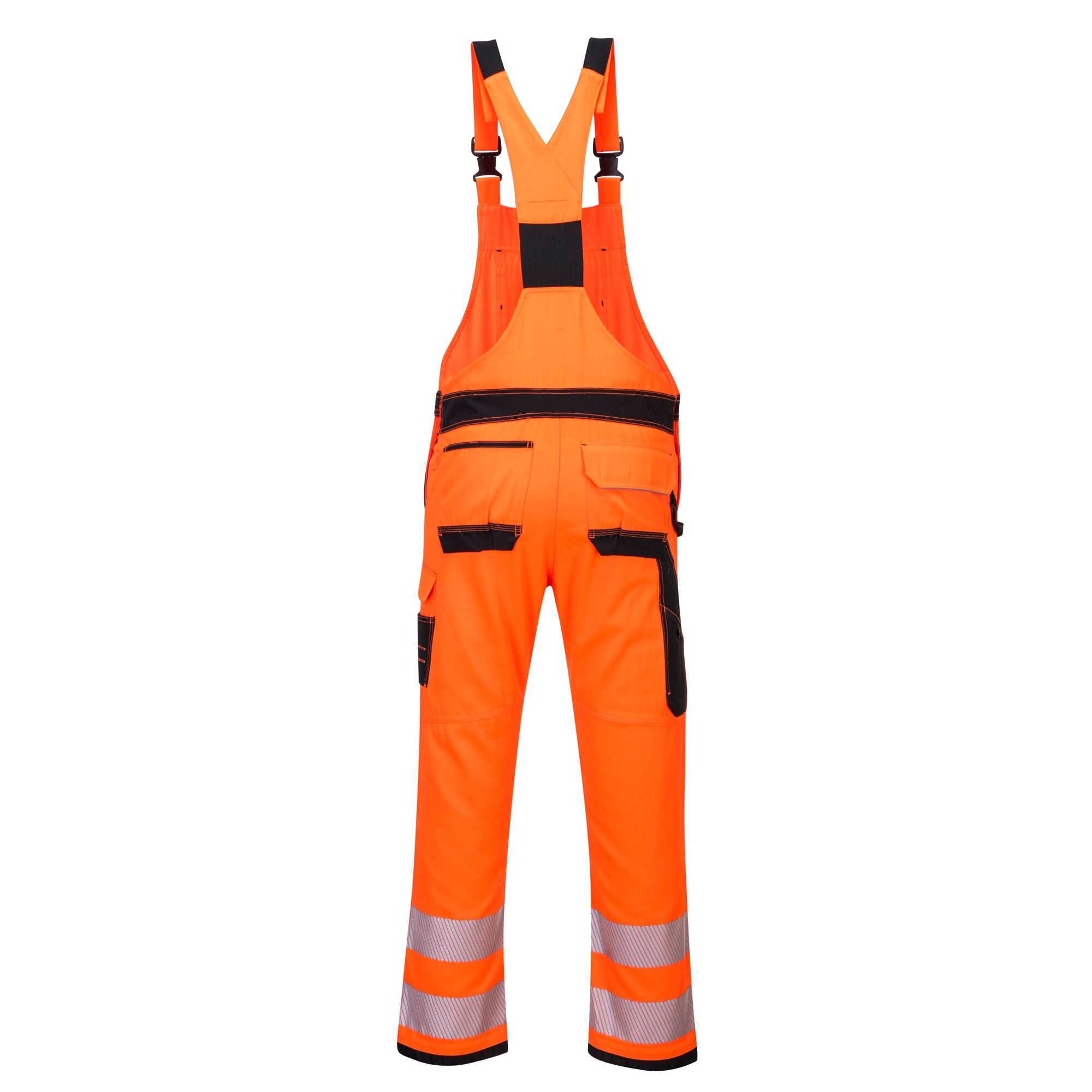 PW3 Hi-Vis Amerikaanse Overall - Oranje/Zwart - achterkant