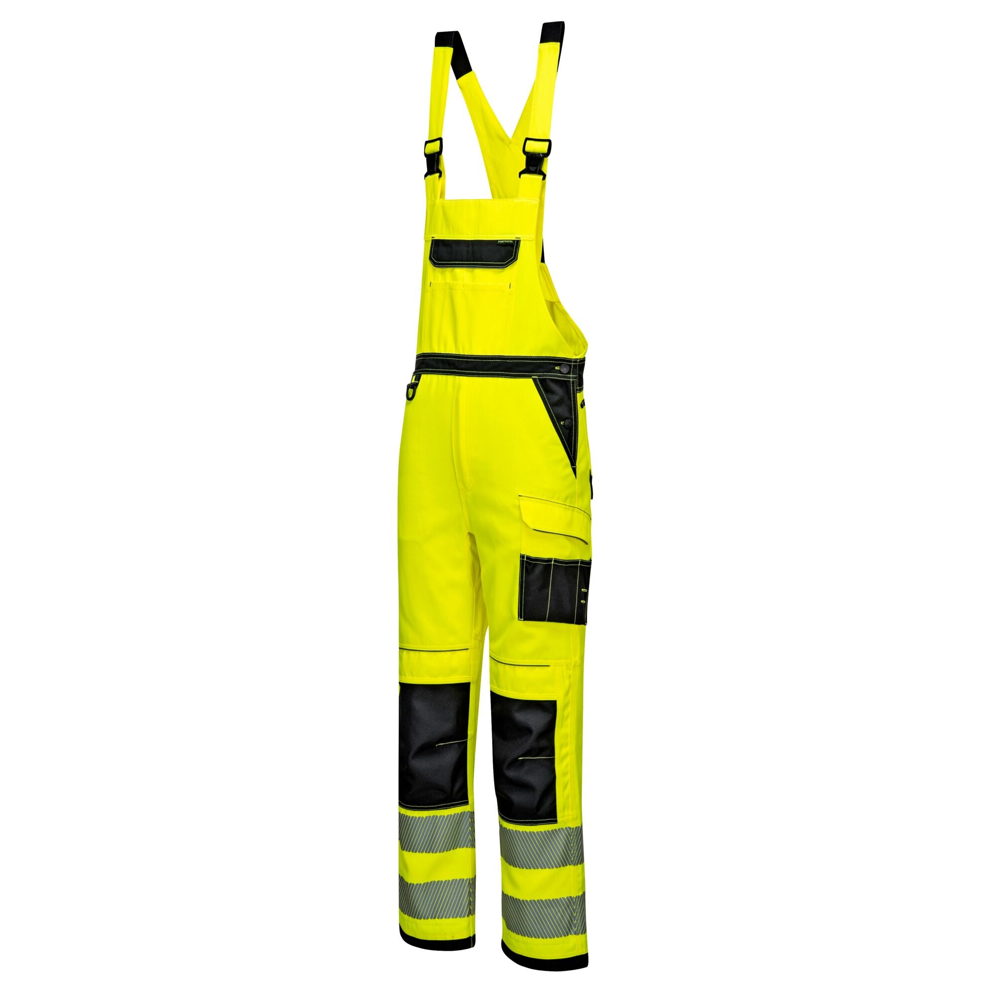 PW3 Hi-Vis Amerikaanse Overall - Geel/Zwart - opname 2