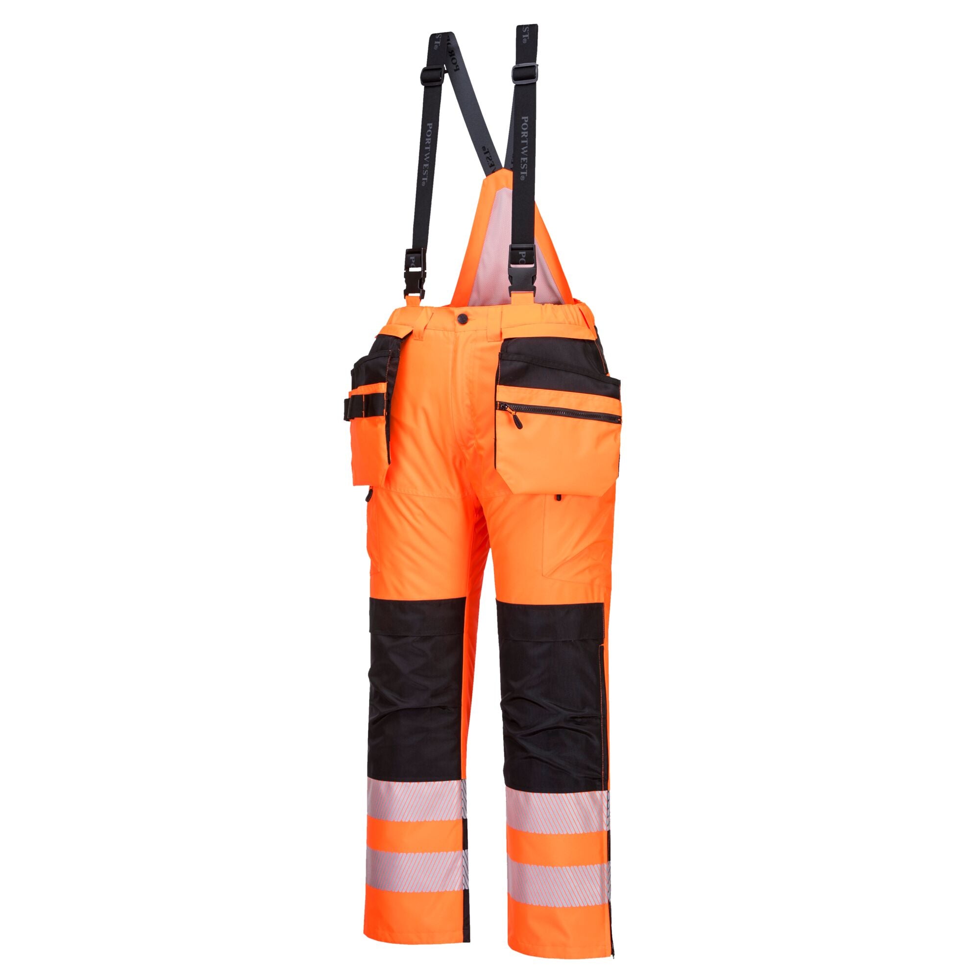 PW3 Hi-Vis winterbroek - Oranje/Zwart - opname 2