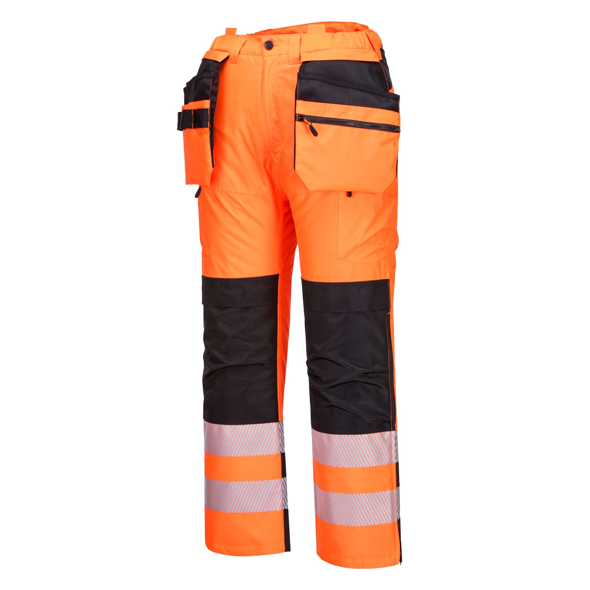PW3 Hi-Vis winterbroek - Oranje/Zwart - opname 3