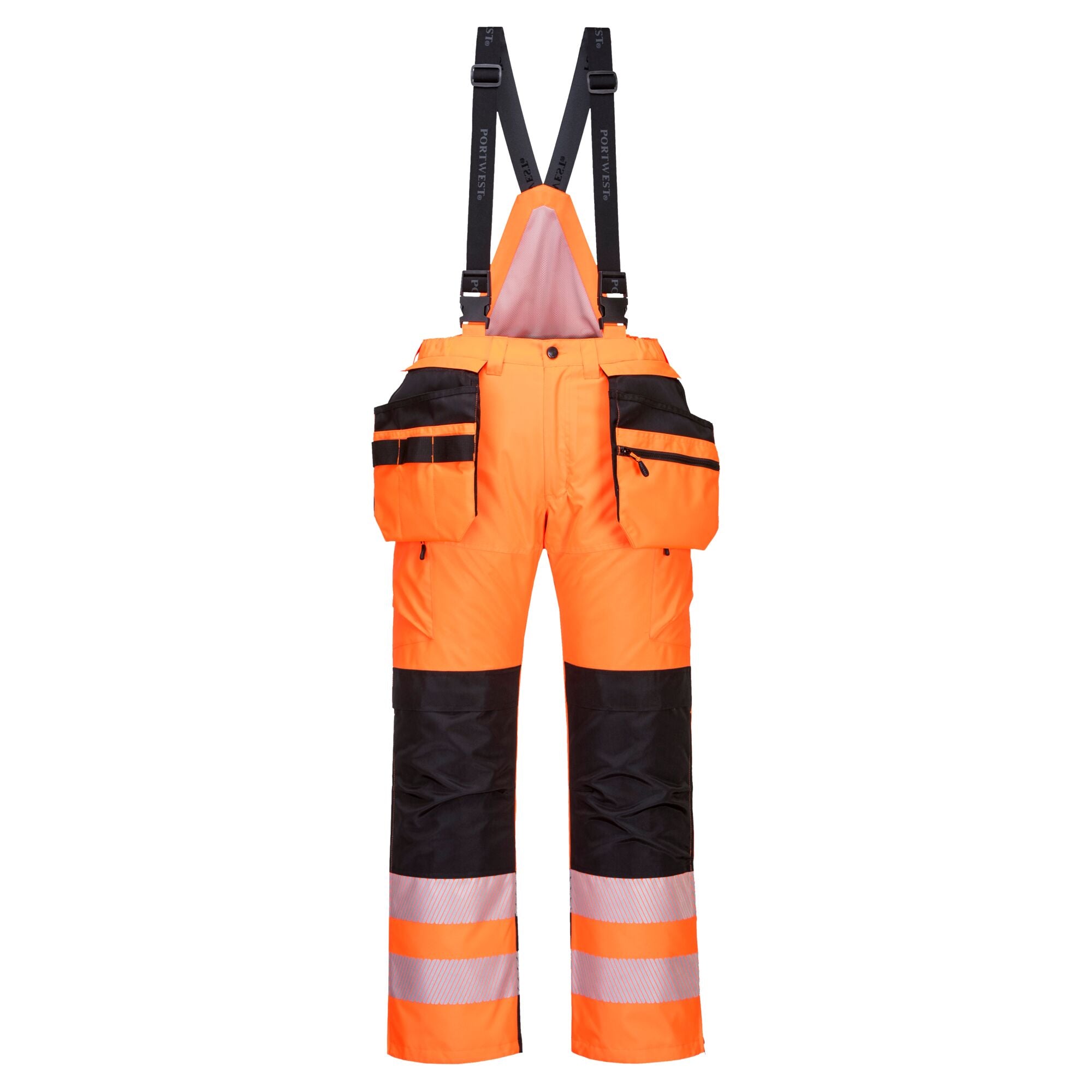 PW3 Hi-Vis winterbroek - Oranje/Zwart