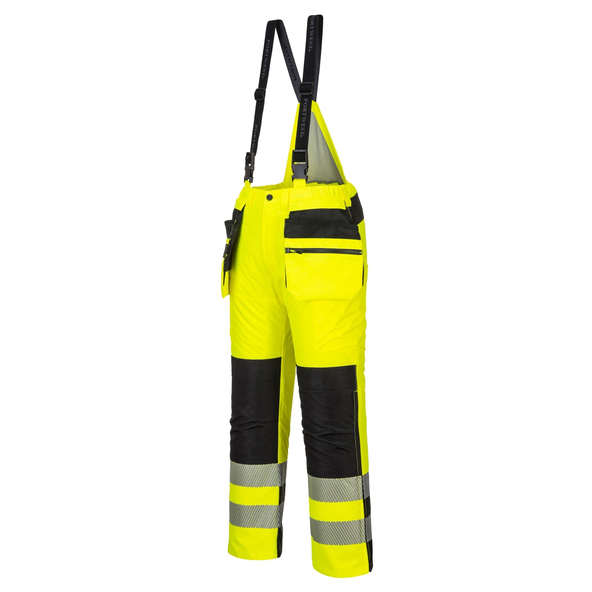 PW3 Hi-Vis winterbroek - Geel/Zwart - opname 2