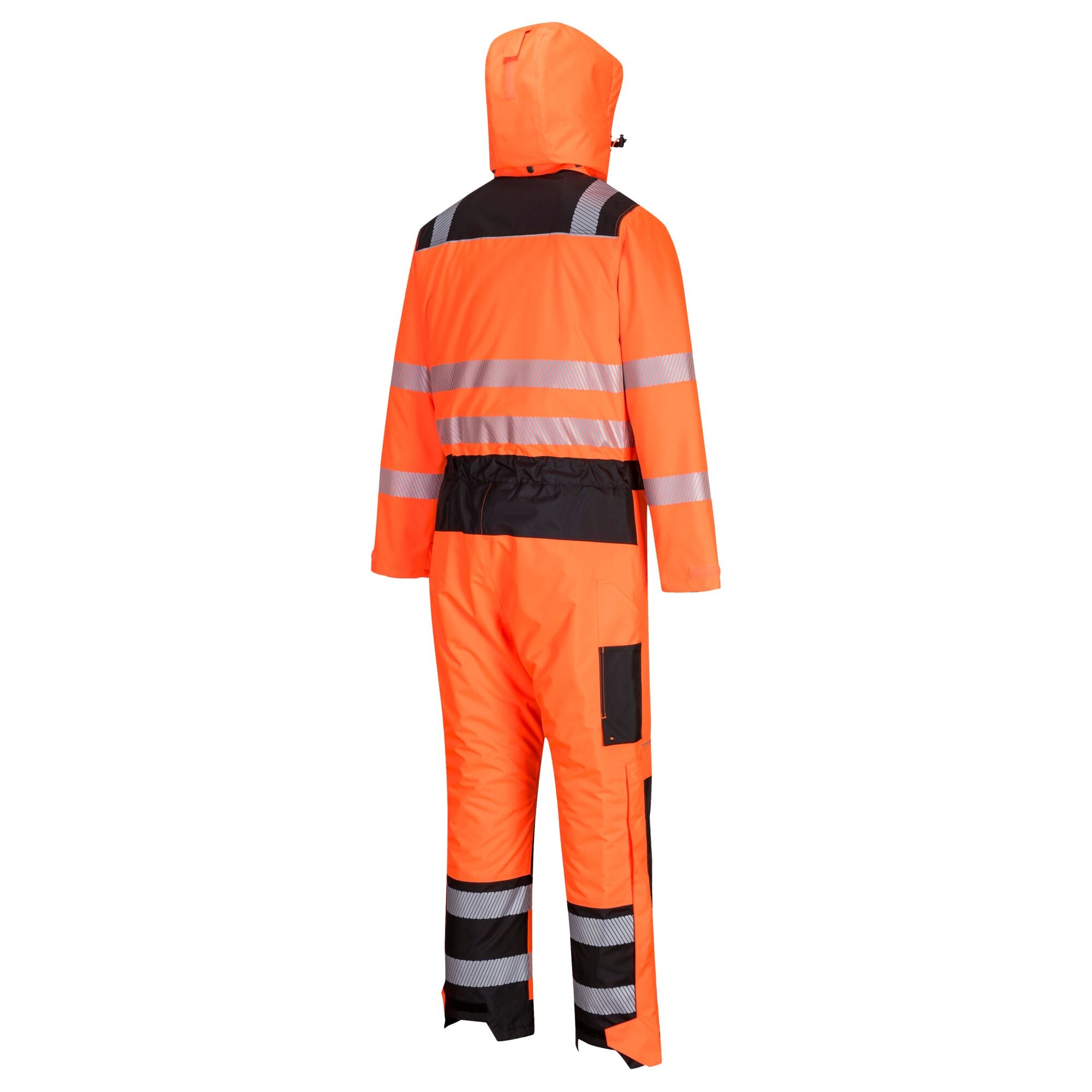 PW3 Hi-Vis Winteroverall - Oranje/Zwart - opname 3