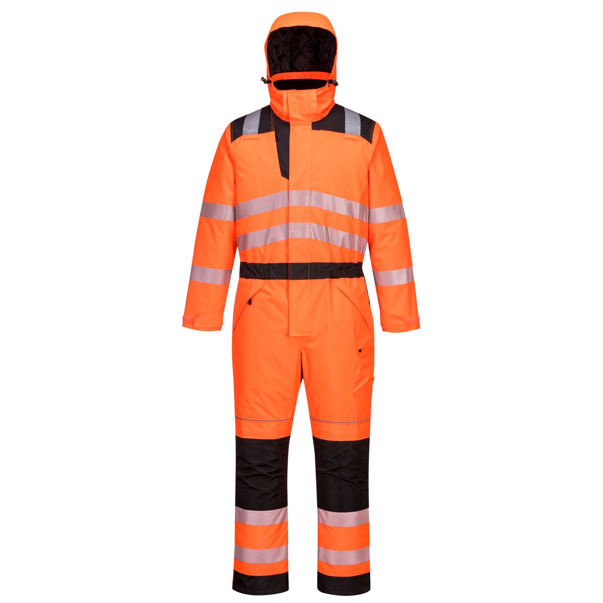 PW3 Hi-Vis Winteroverall - Oranje/Zwart
