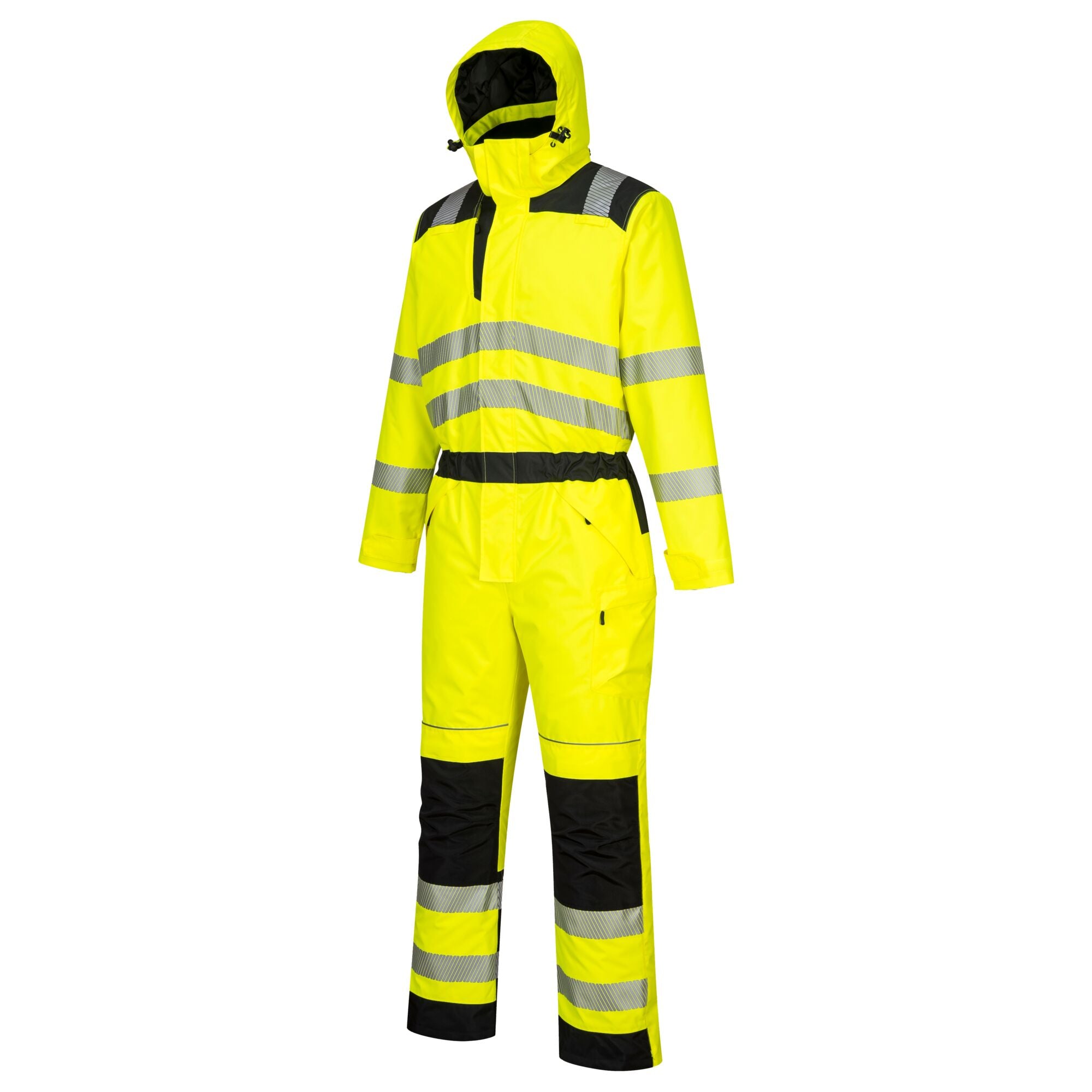 PW3 Hi-Vis Winteroverall - Geel/Zwart - opname 2