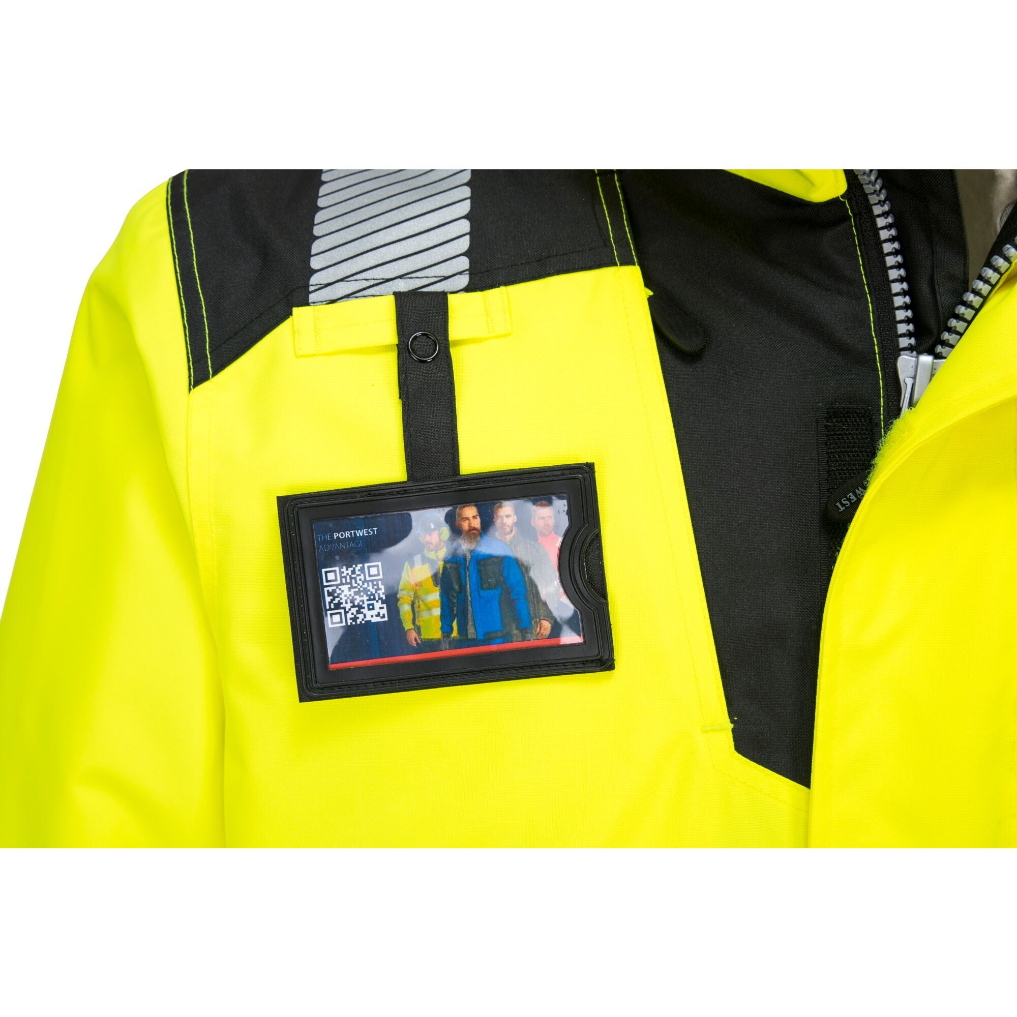 PW3 Hi-Vis Winteroverall - Geel/Zwart - opname 3