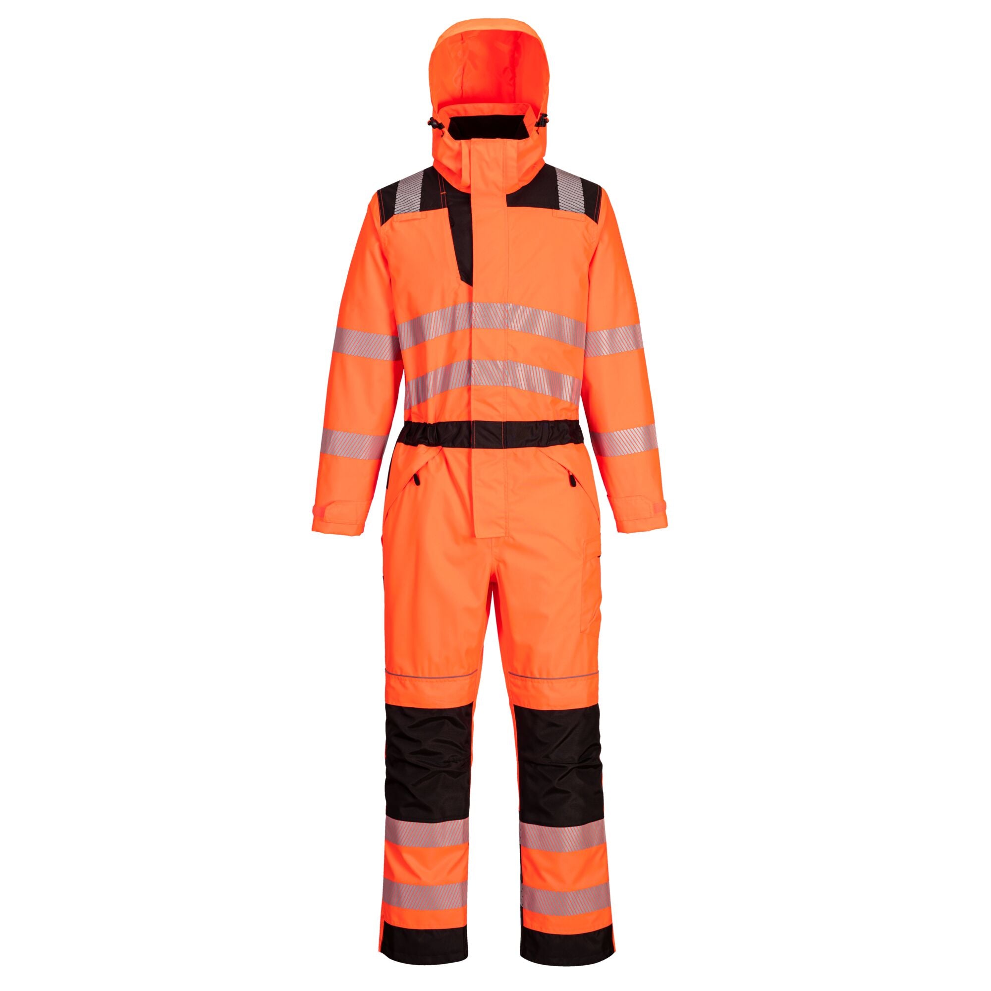 PW3 Hi-Vis Regenoverall - Oranje/Zwart