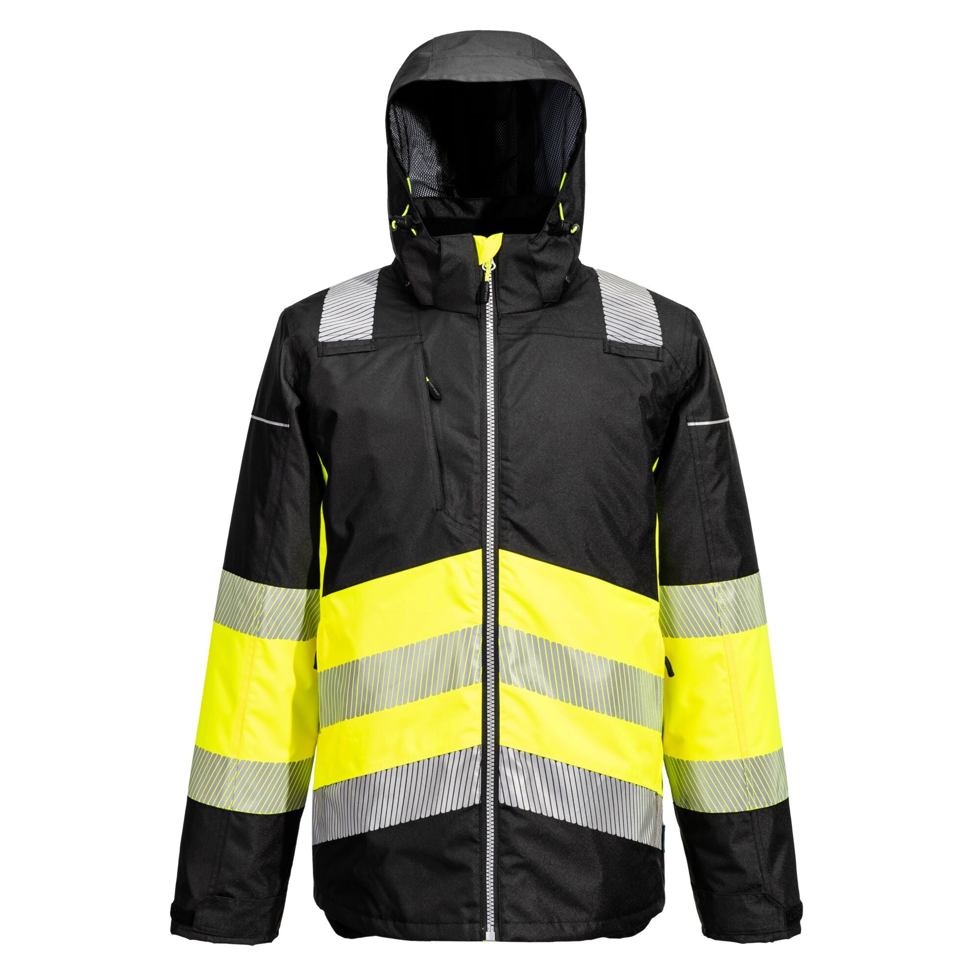 PW3 Hi-Vis Klasse 1 Winterjack - Geel/Zwart